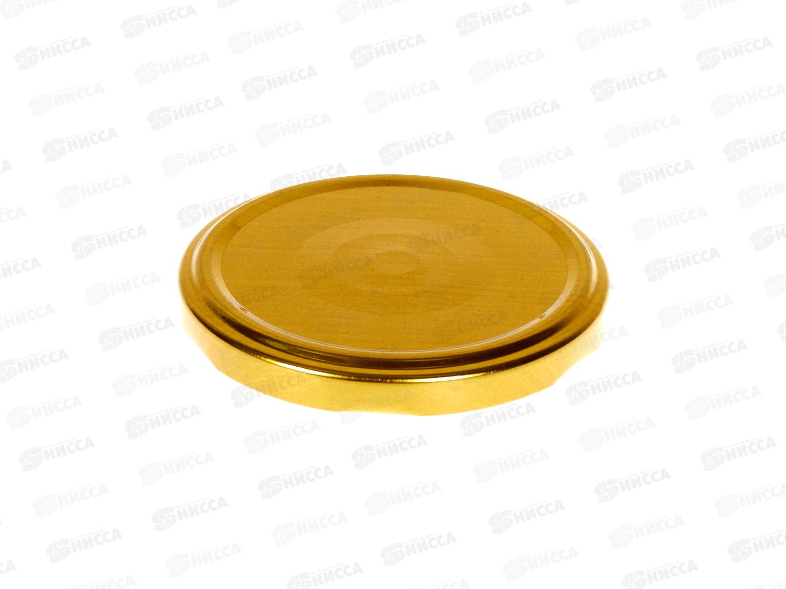 Крышка д/консер. Твист-0фф диам.77мм золото *20/240 Дачный сезон