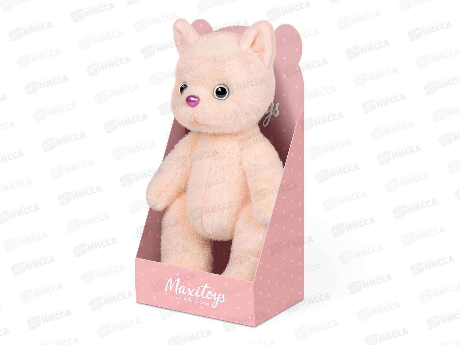 Котик персиковый 20см, МТ-250401-20 в коробке