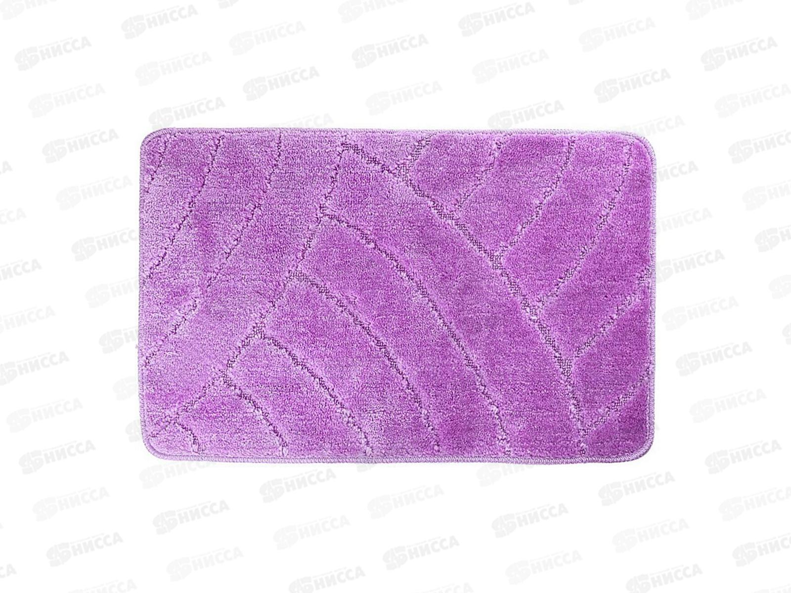 Коврик в ванную 60*100см CLASSIC фиолетовый 01СL-60100-169 *20
