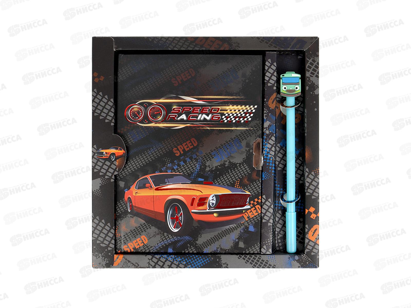 Блокнот  Darvish 50л. &quotRacing car&quot с замком,с ручкой, DV-15946-2