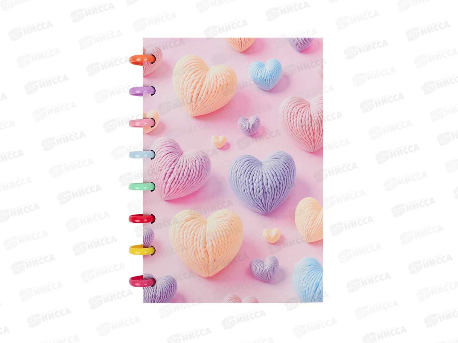 Блокнот  Darvish 80л.&quotСердца&quot,греб. DV-15934-2