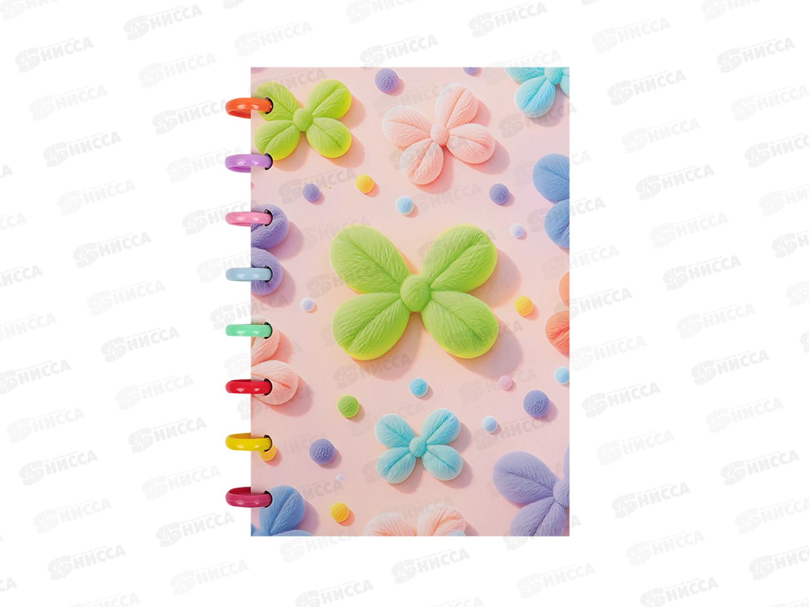 Блокнот  Darvish 80л.&quotЦветы&quot,греб. DV-15934-3