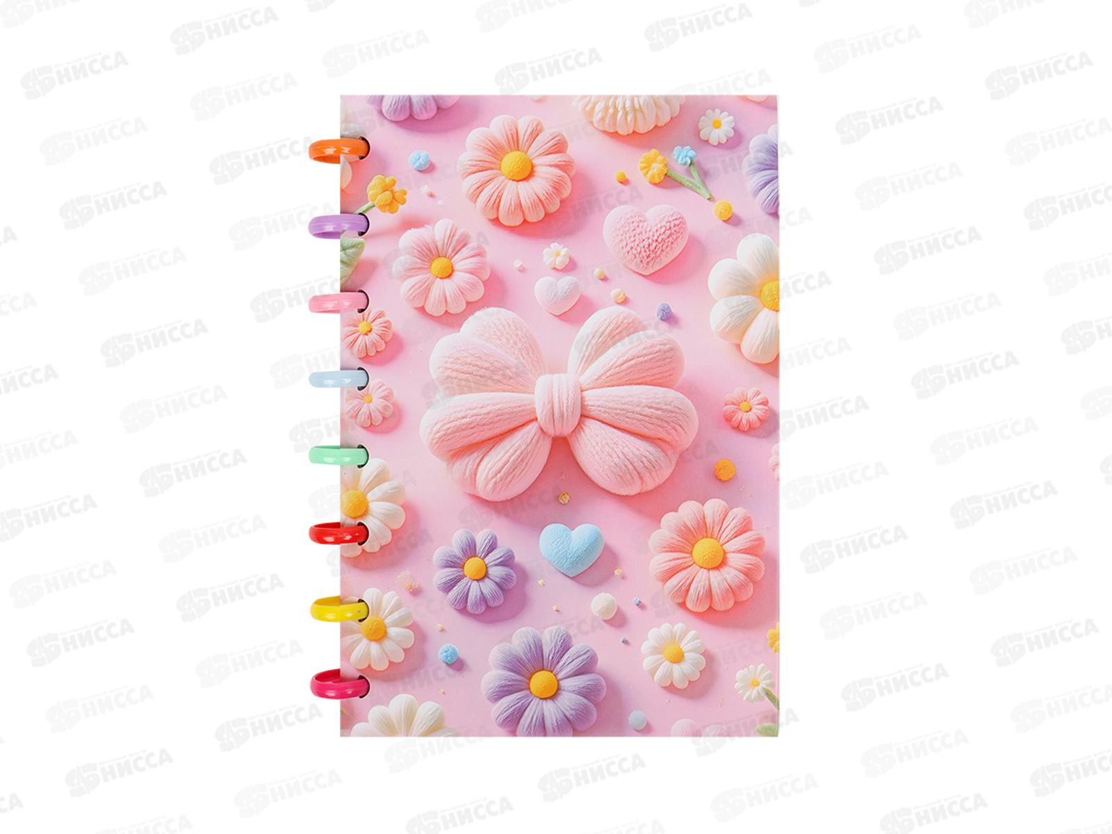 Блокнот  Darvish 80л.&quotЦветы&quot,греб. DV-15934-1