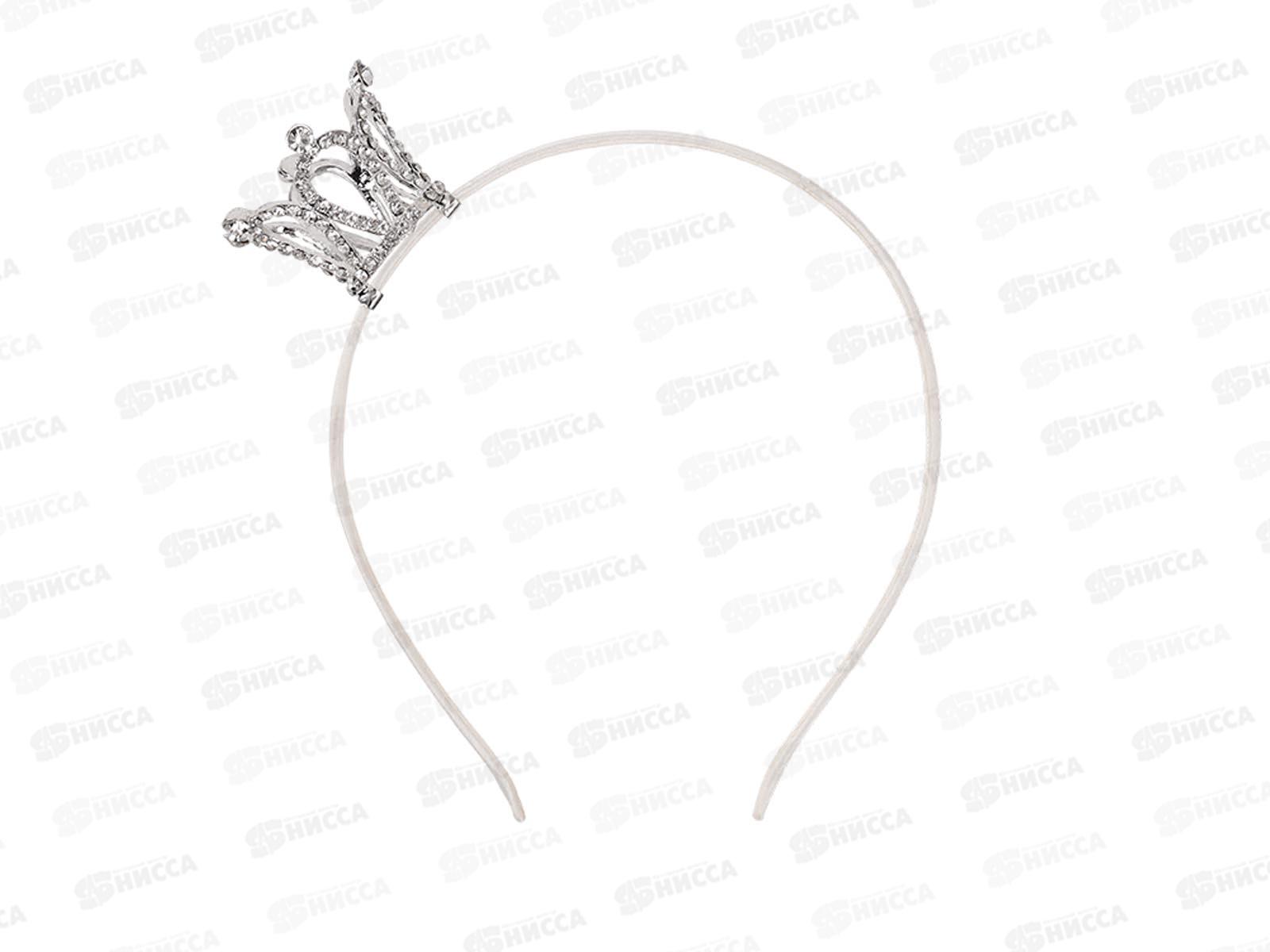 Ободок для в волос черный &quotКорона&quot DV-B-423А