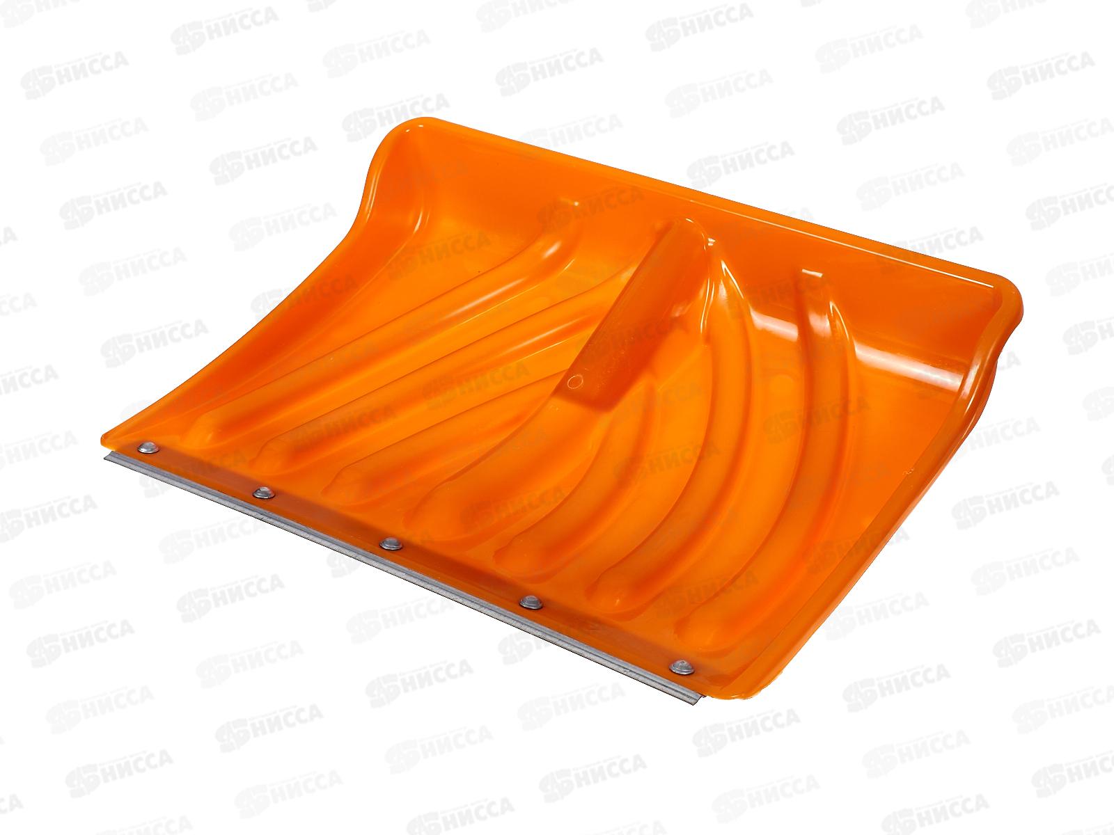 Лопата снеговая 465*340мм &quotКрепыш-№2&quot пластмассовая, цветная, без черенка *5