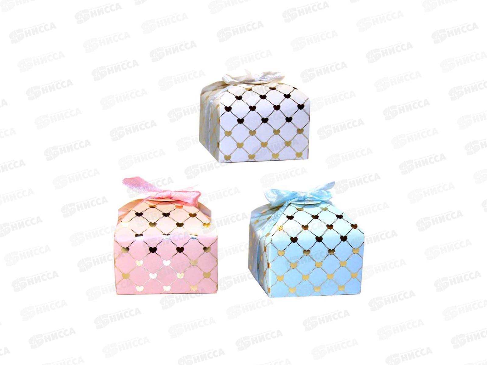 Коробка подарочная 6*6*5см фигурная уп25 Р825-133