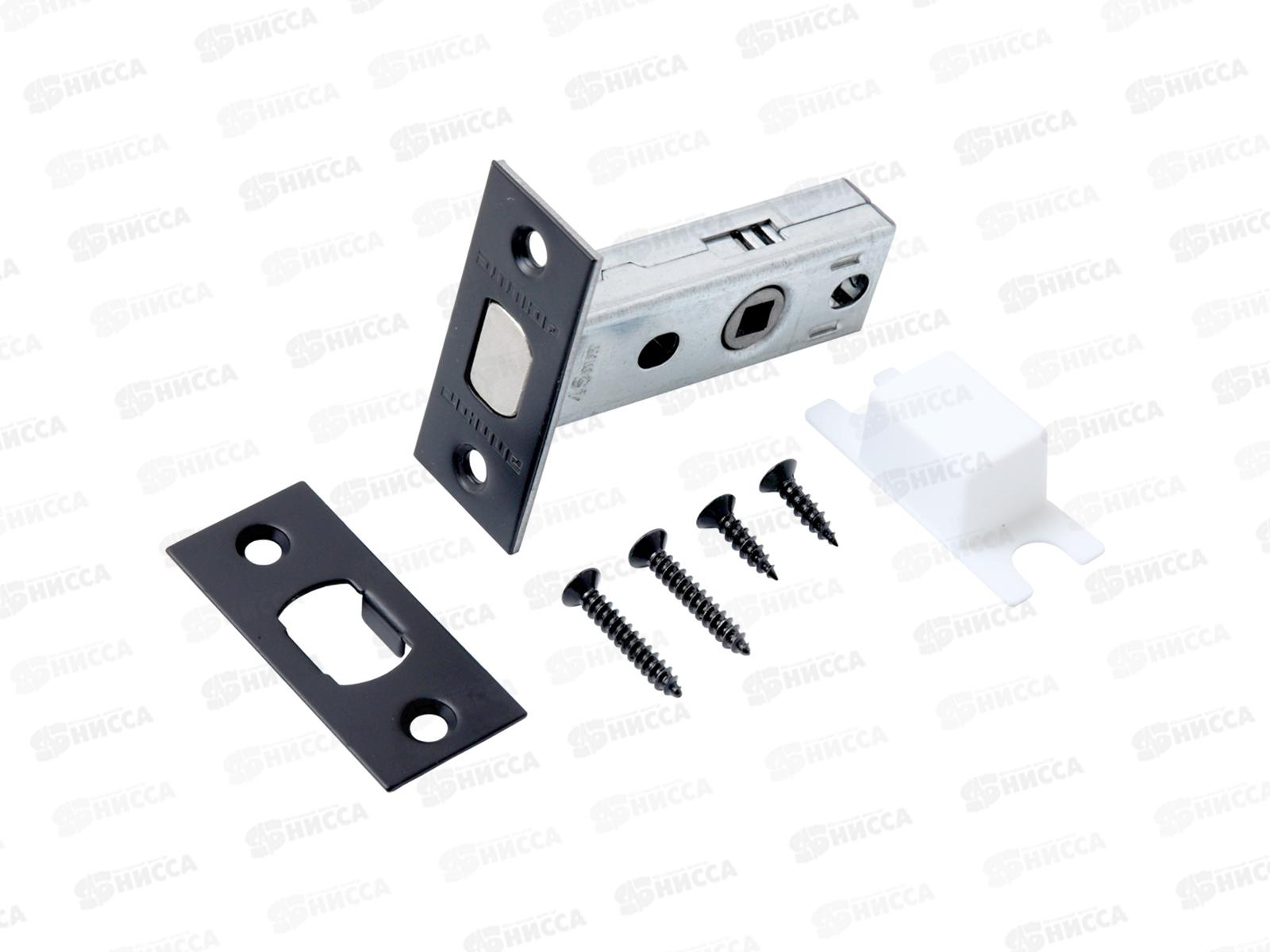 Задвижка Аллюр АРТ LB45-6 BL мат.черн 6мм б/руч B2B*100 17060