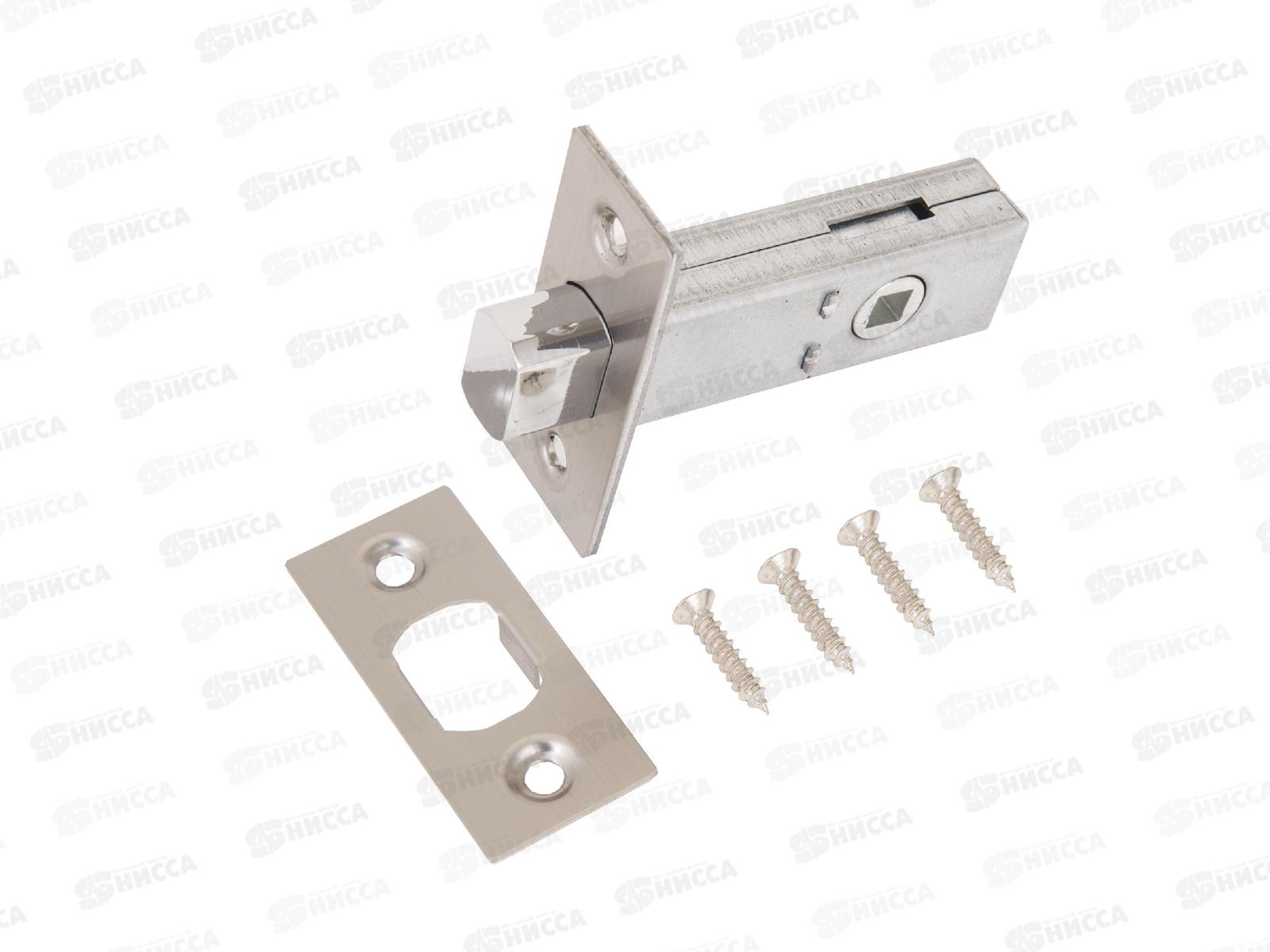 Задвижка Аллюр АРТ LB45-6 SN мат.никель 6мм б/руч *100 17062