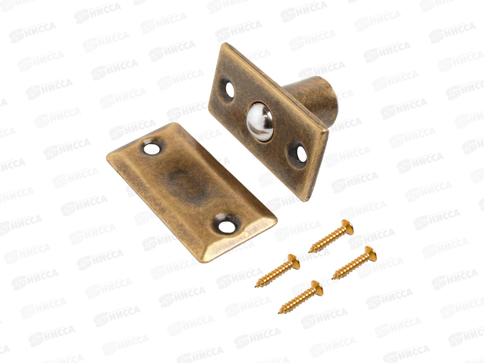 Фиксатор шариковый СТАНДАРТ 588 AB ст.бронза ЕВРОПАКЕТ *50 12589