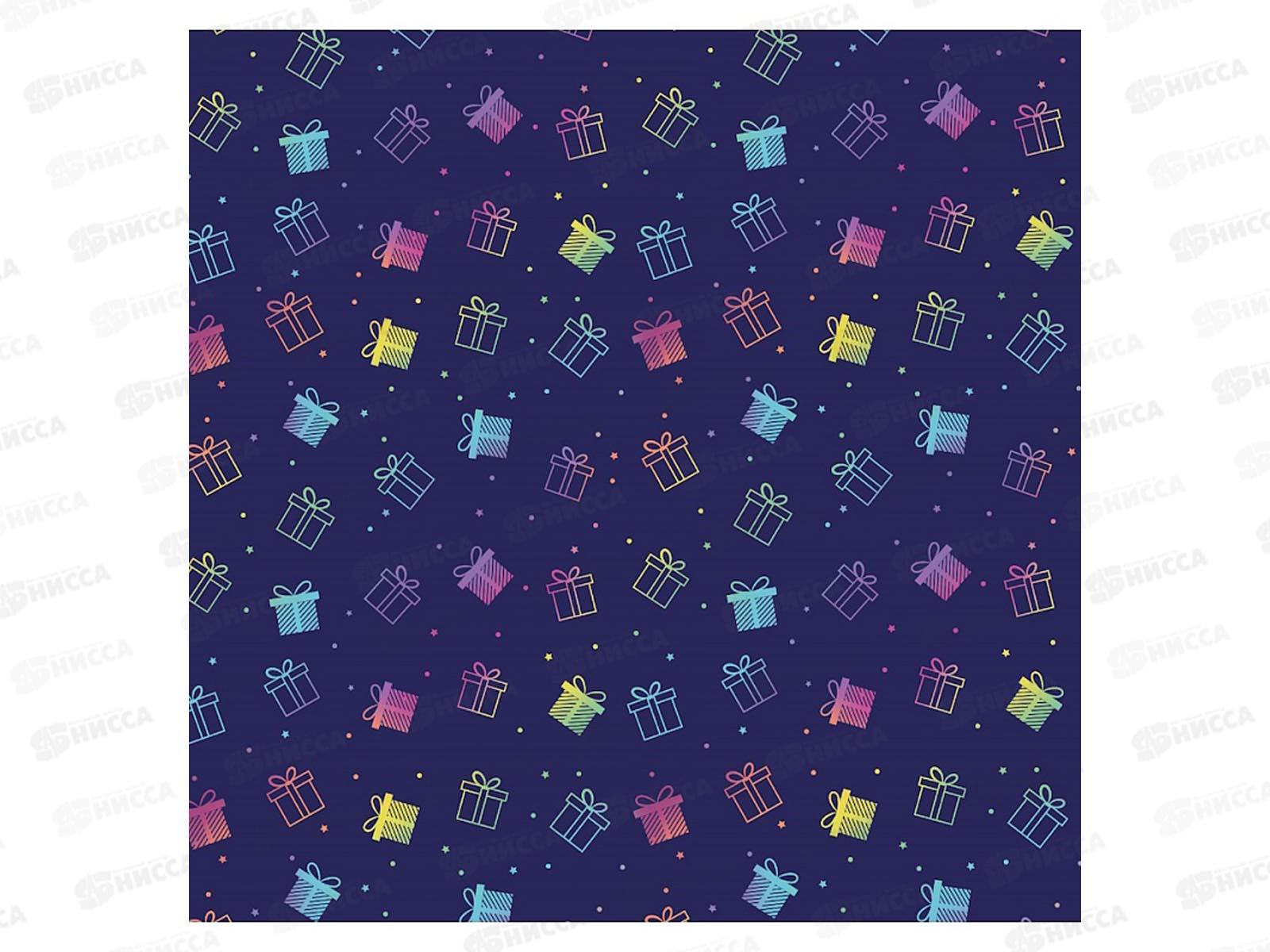 Бумага упаковочная Optima Подарочки (10л,70*100см) УБ-6806 *25