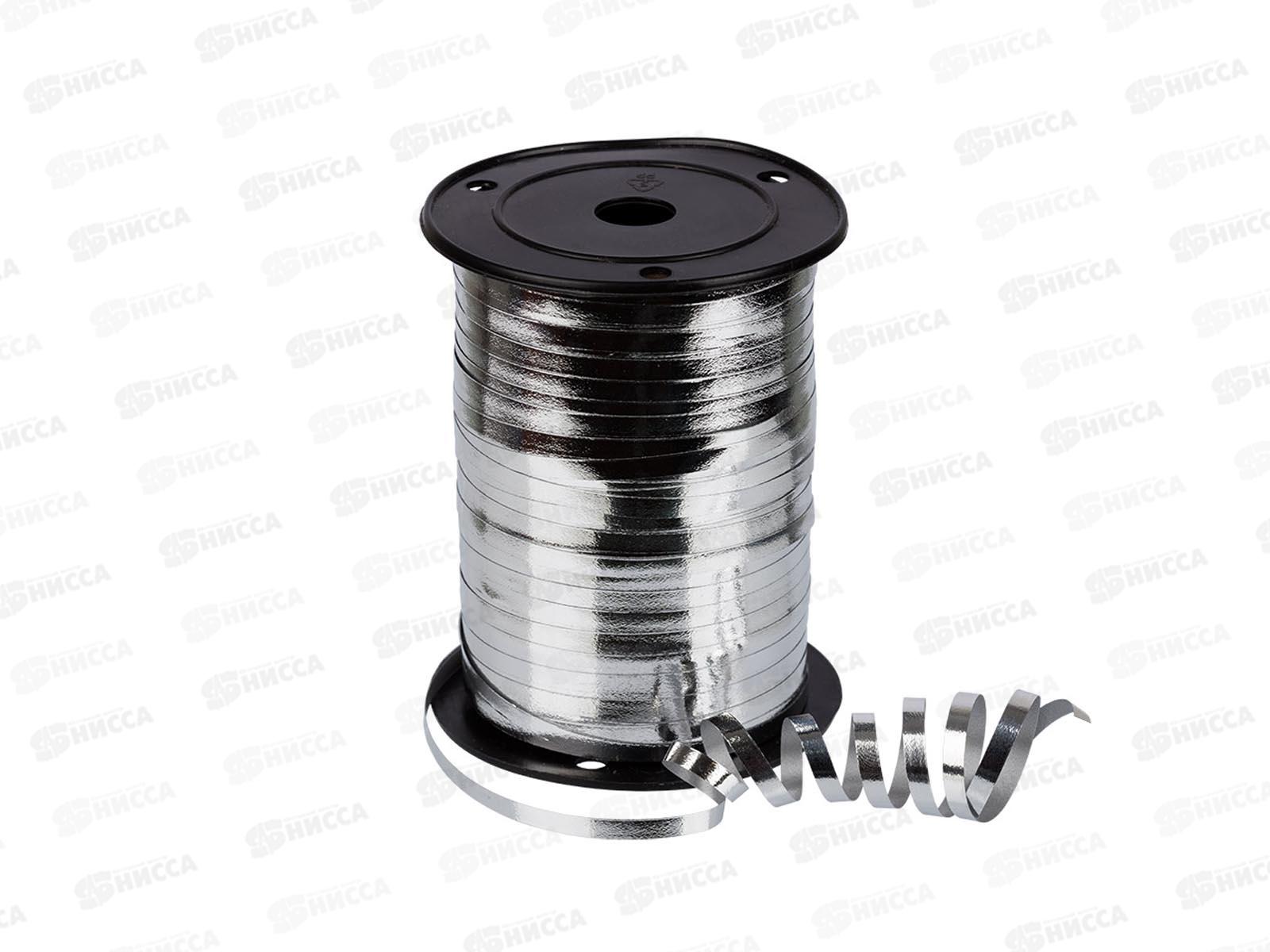 Лента подарочная &quotStilerra&quot PYP5-228M  5мм 228,6см 02 под &quotсеребро&quot