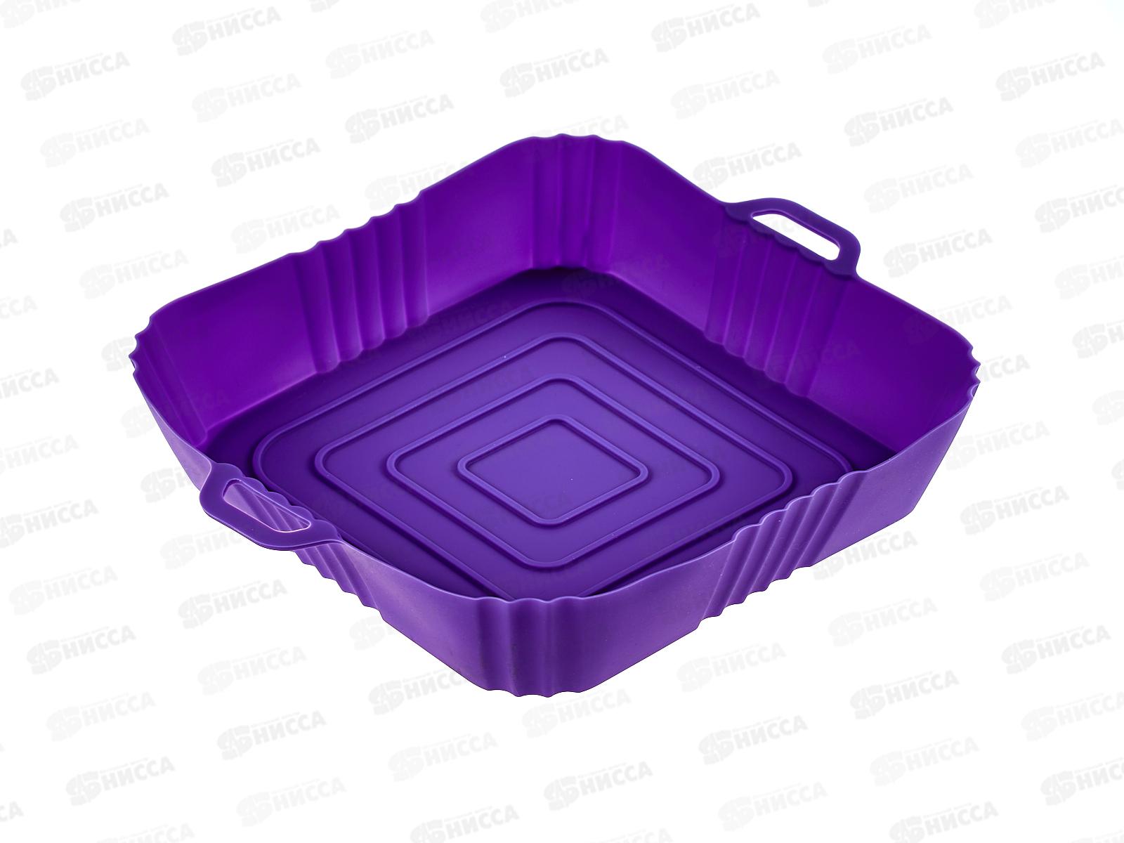 Форма для выпечки Квадрат фигурный силикон 22,5*19*4см KT-S-834