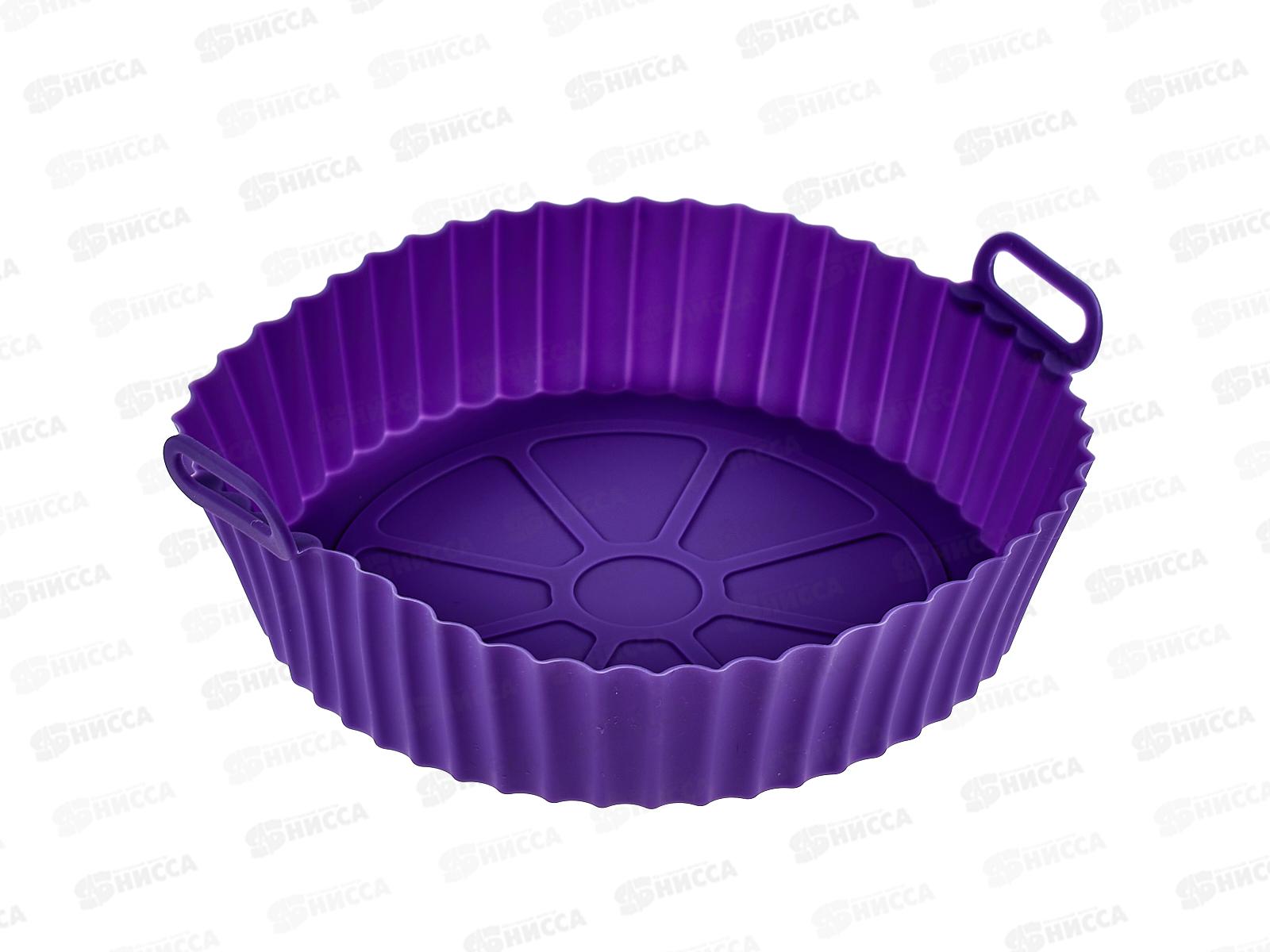 Форма для выпечки Круг фигурный силикон 19,5*6см KT-S-833