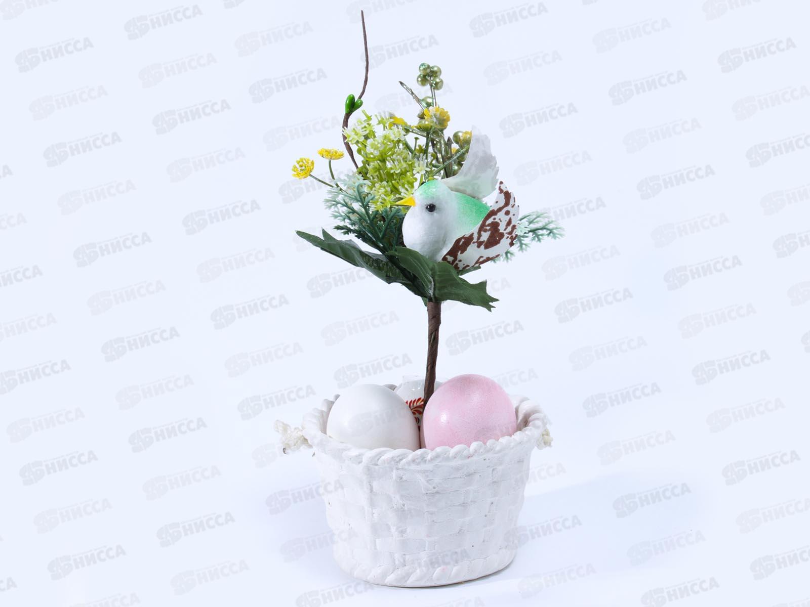 Декор пасхальный &quotПтичка&quot 10*14*25см 9954532