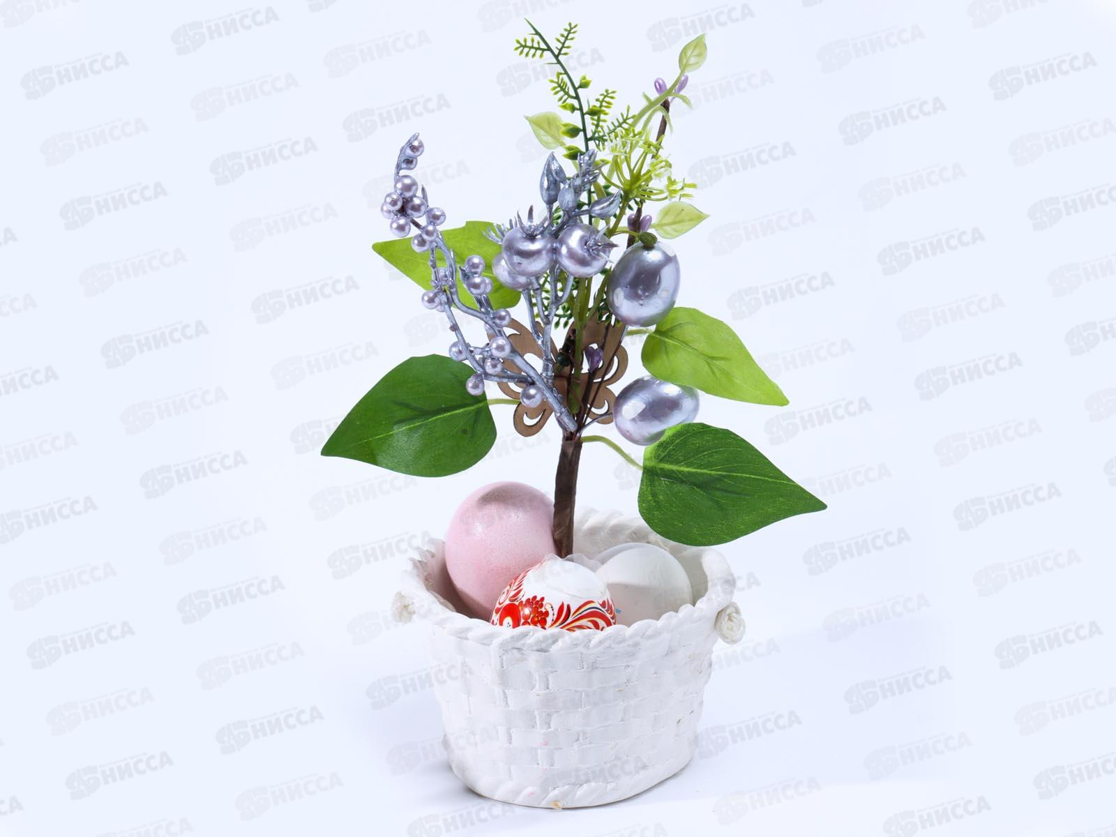 Декор пасхальный &quotЯйца с бабочкой&quot 7*19*26см 9954535