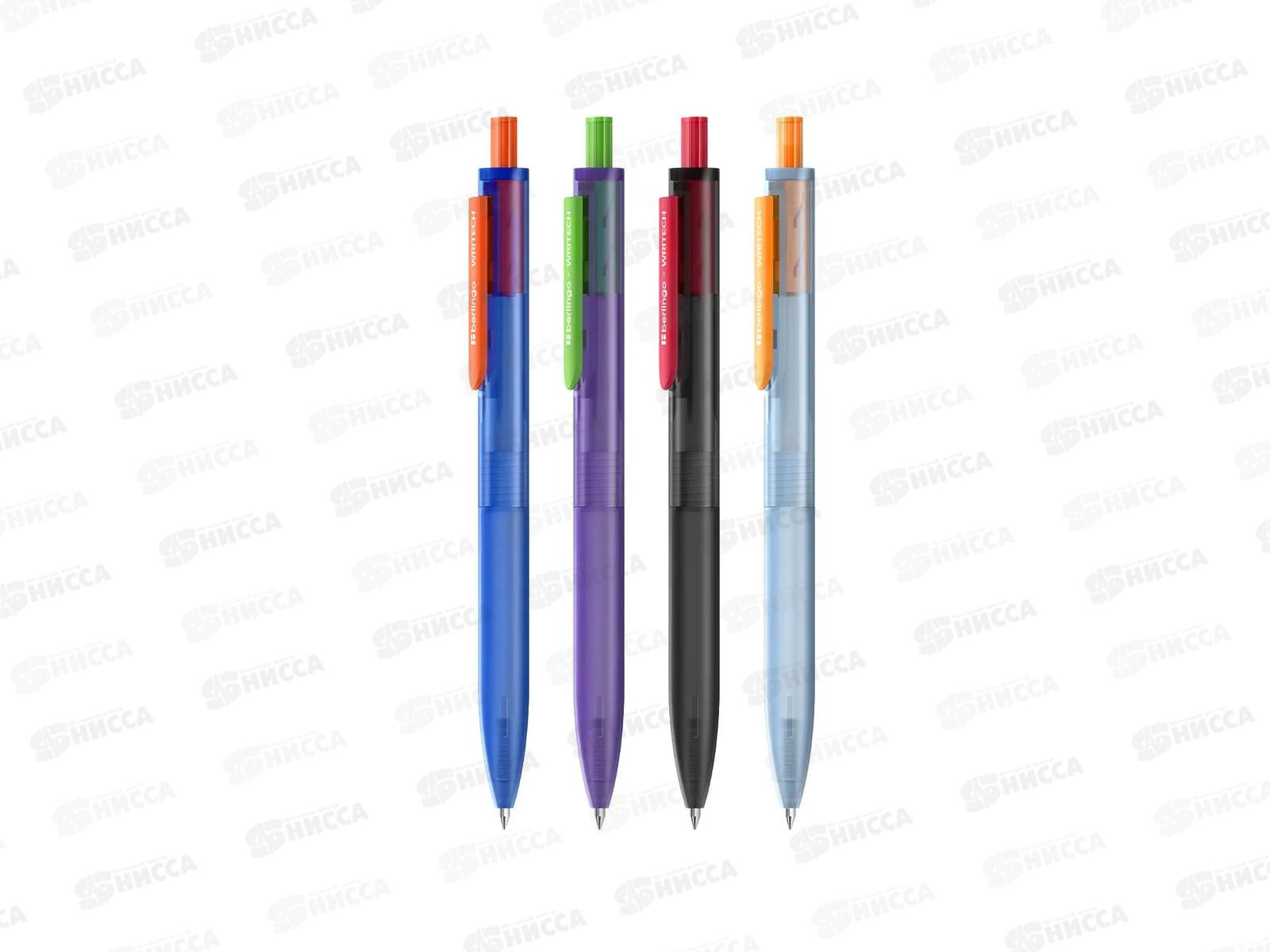 Ручка авт. BERLINGO Writech.x105 синяя, 0.7мм, CBm_77516 *12/144/1728