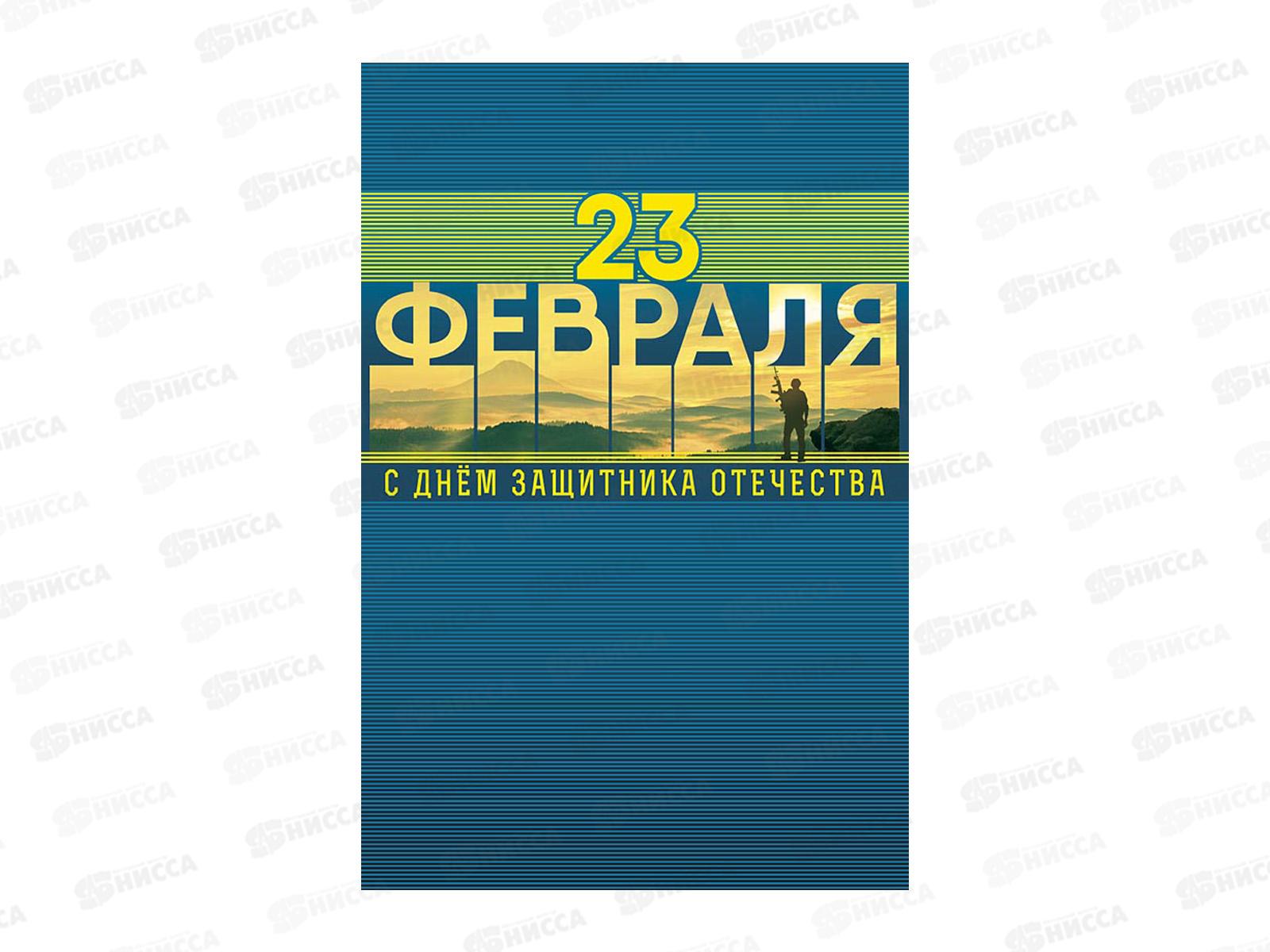 Открытка 121*183 23 ФЕВРАЛЯ 0826.179