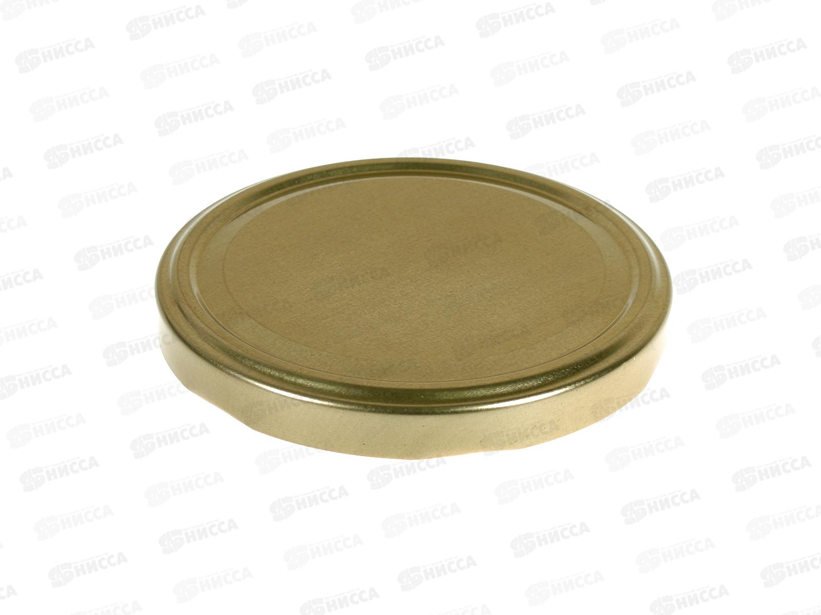 Крышка д/консер. Твист-0фф  диам.100мм золото (Елабуга) *8/260