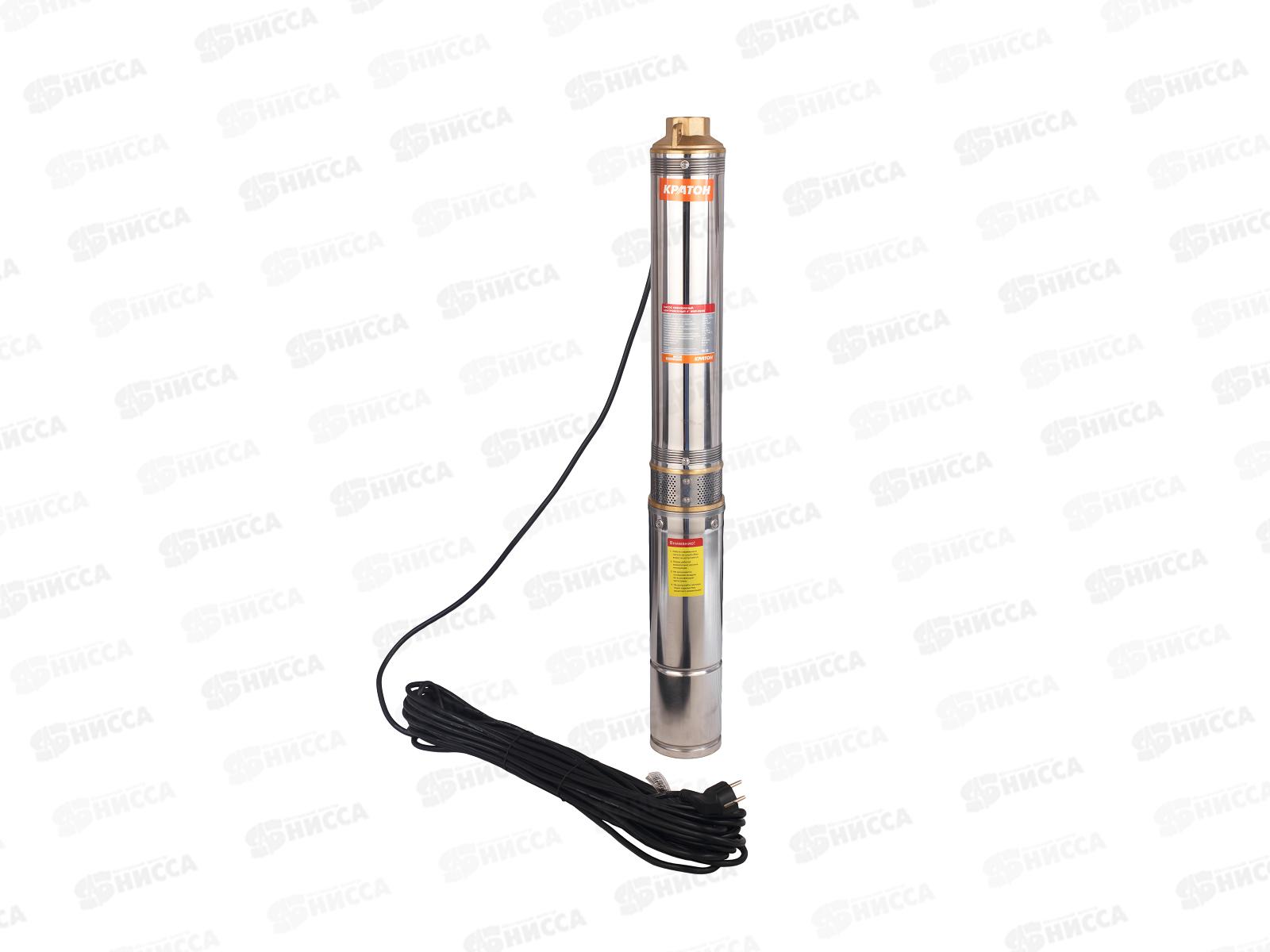 Насос скважинный центробежный  550Вт КРАТОН WWP-95/65  4&quot 65м