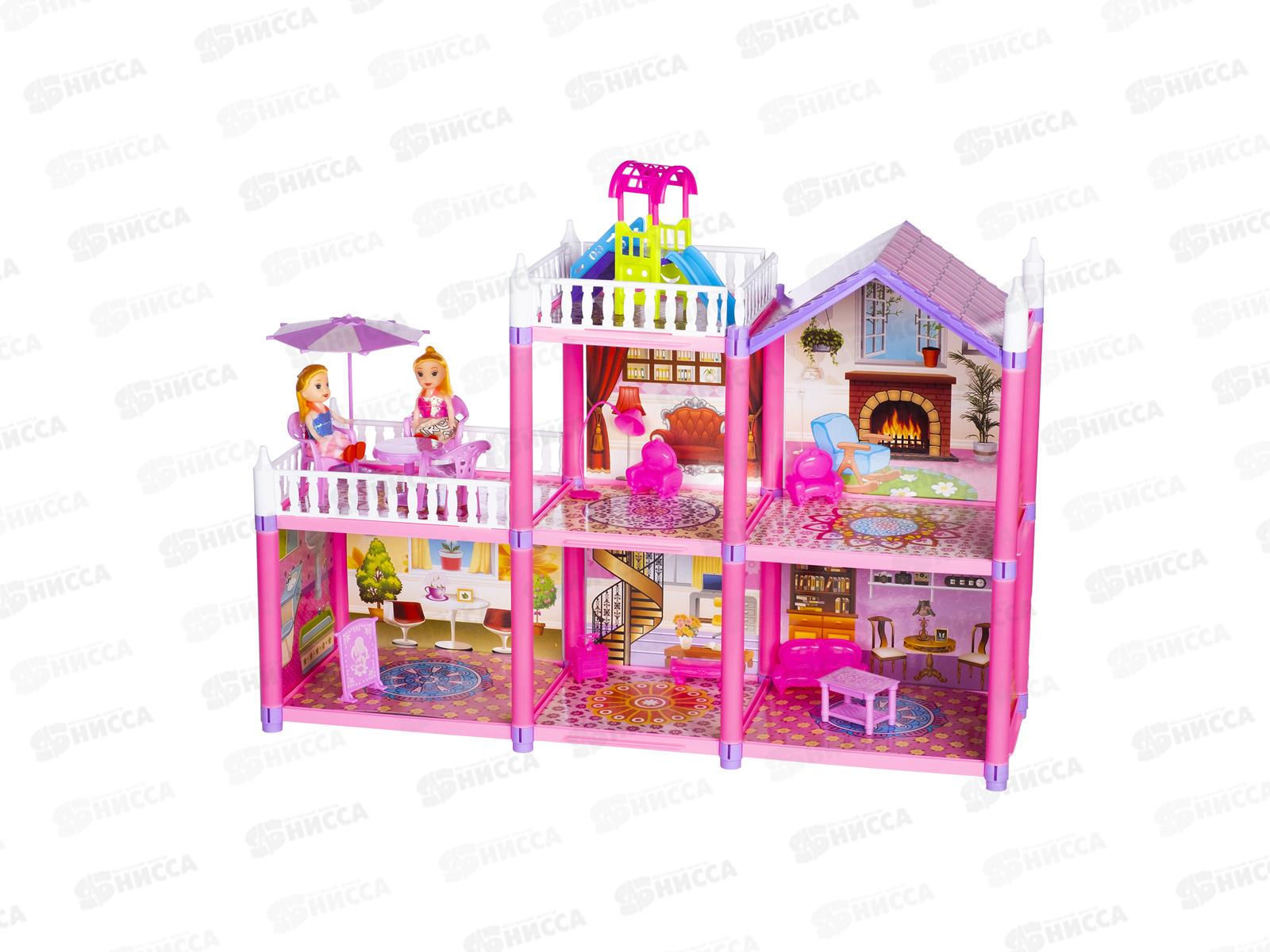 Кукольный домик &quotHoliday Villa&quot 2 куклы, комплект мебели, 117 деталей, 1000190