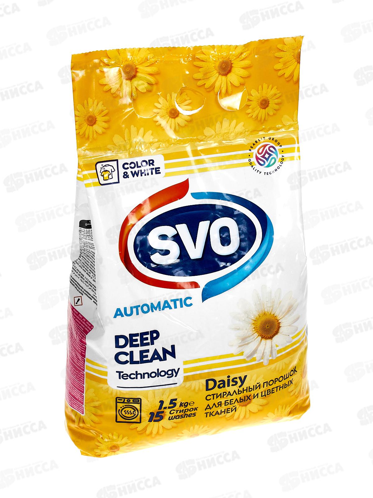 SVO порошок для стирки 1,5кг Ромашка *12