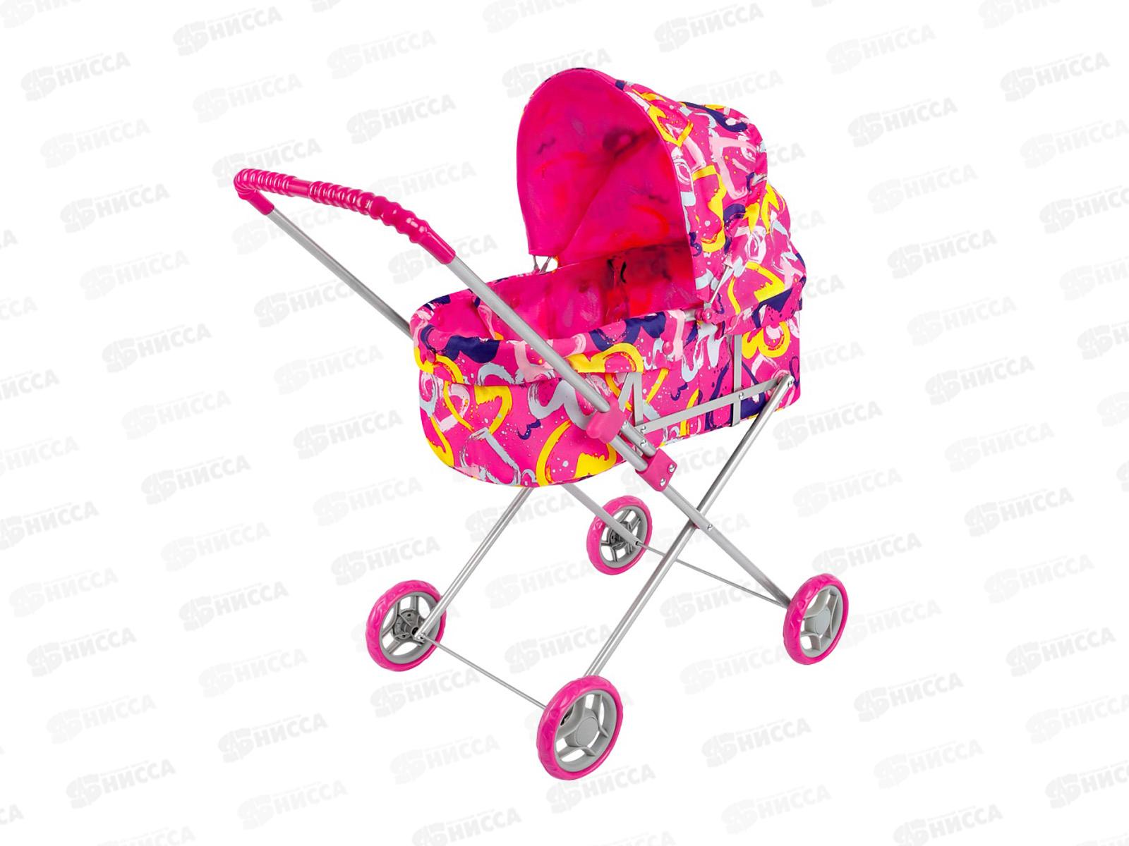 Коляска для кукол 9308A (63,5х36х73см) складывается, с люлькой в/п