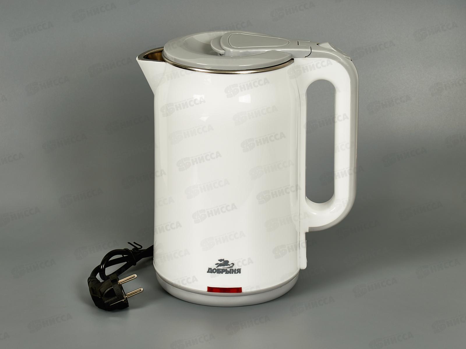 Чайник электрический DO-1268W 1800Вт 1,8л пл/нжс белый