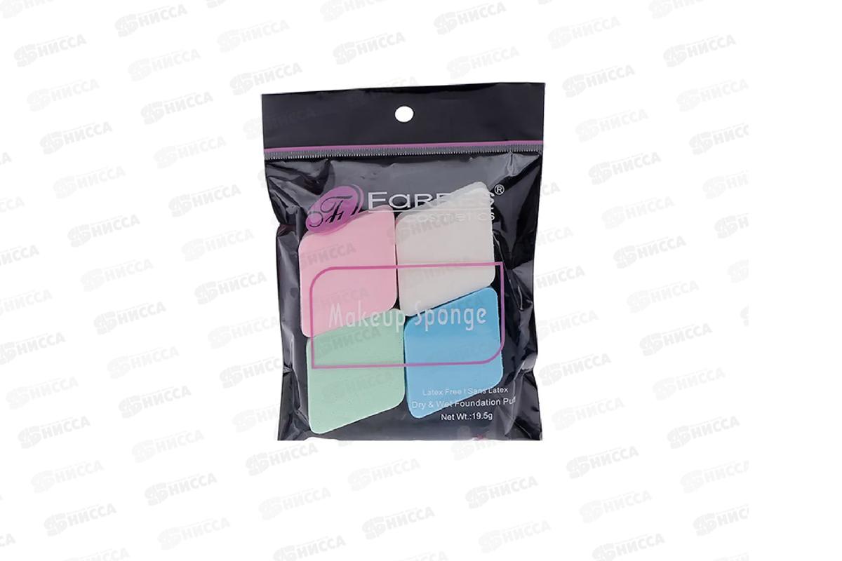 Farres FP015 Спонж латексный для макияжа Ромб набор 4шт *12