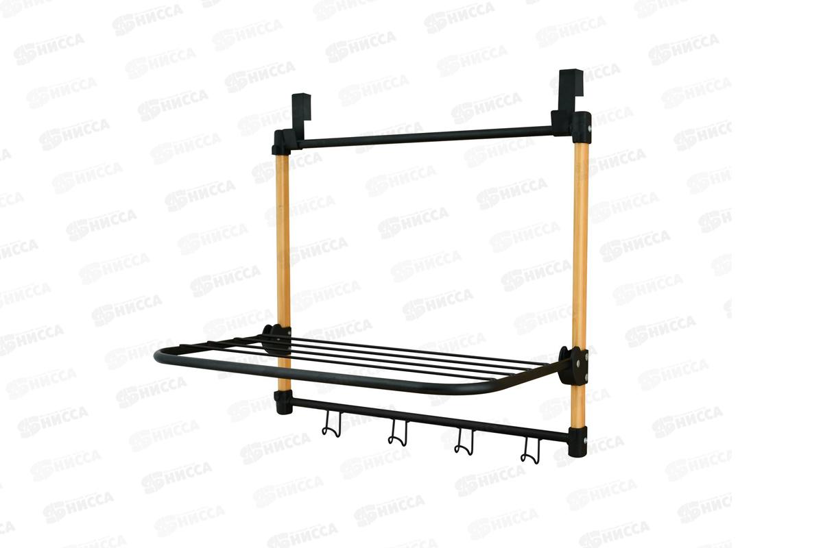 Полка навесная на дверь с 4 крючками GE56-182