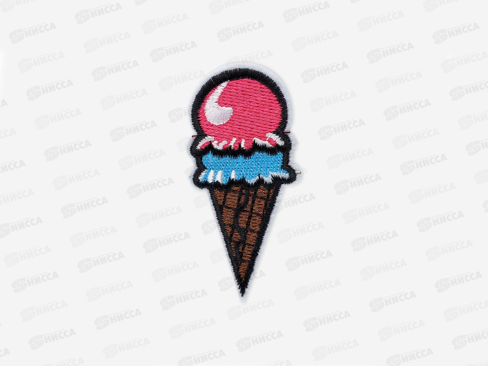 Термоаппликация Мороженое 7,2*3,5см 1881029 *10