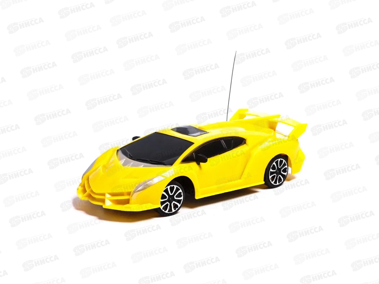 Машина р/у  &quotСуперкар&quot работает от батареек, желтый 7648504 АВТОГРАД