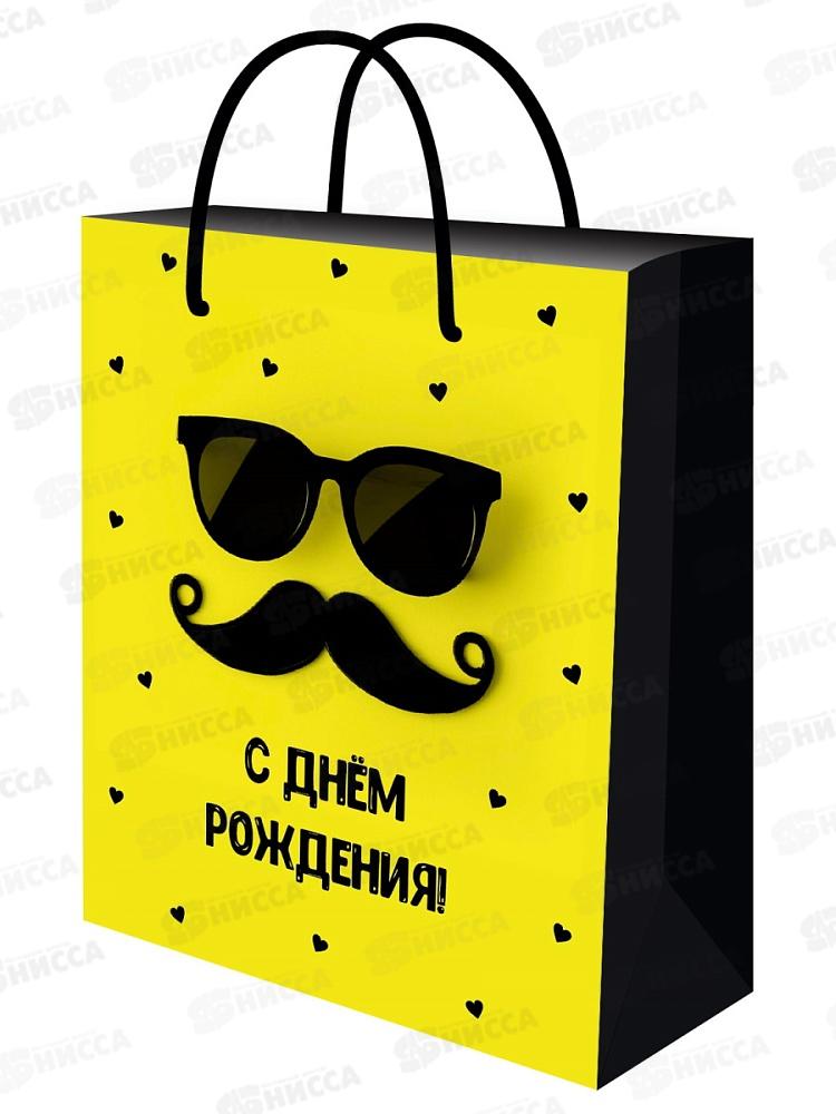 Пакет подарочный MI 26,4х32,7х8см Джентельмен ППК-7861 *12