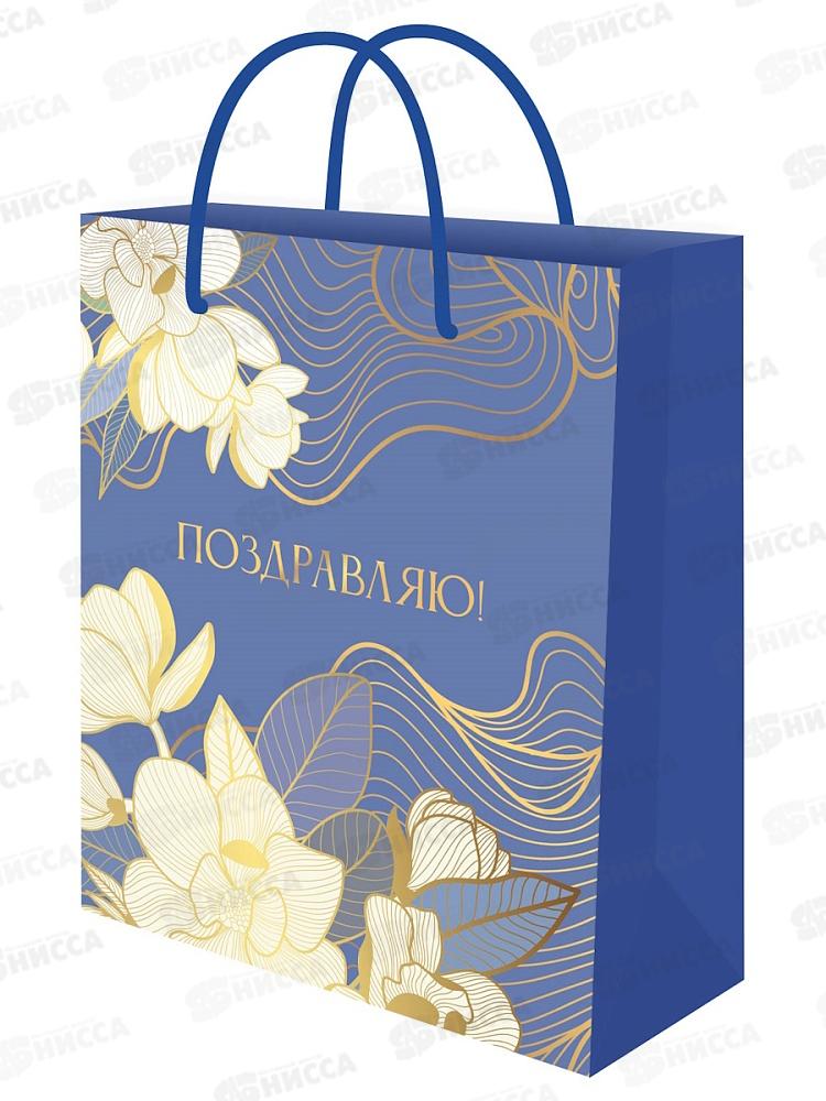 Пакет подарочный MI 26,4х32,7х8см Нежность, ППК-7826 *12