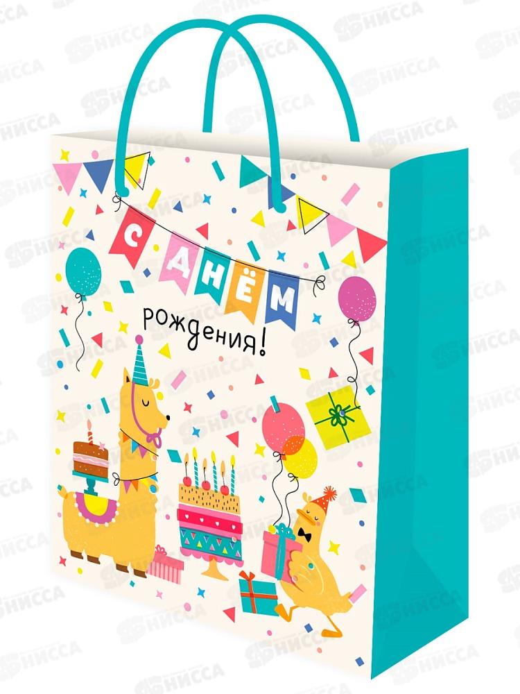 Пакет подарочный MI 26,4х32,7х8см Праздник детства, ППК-7869 *12