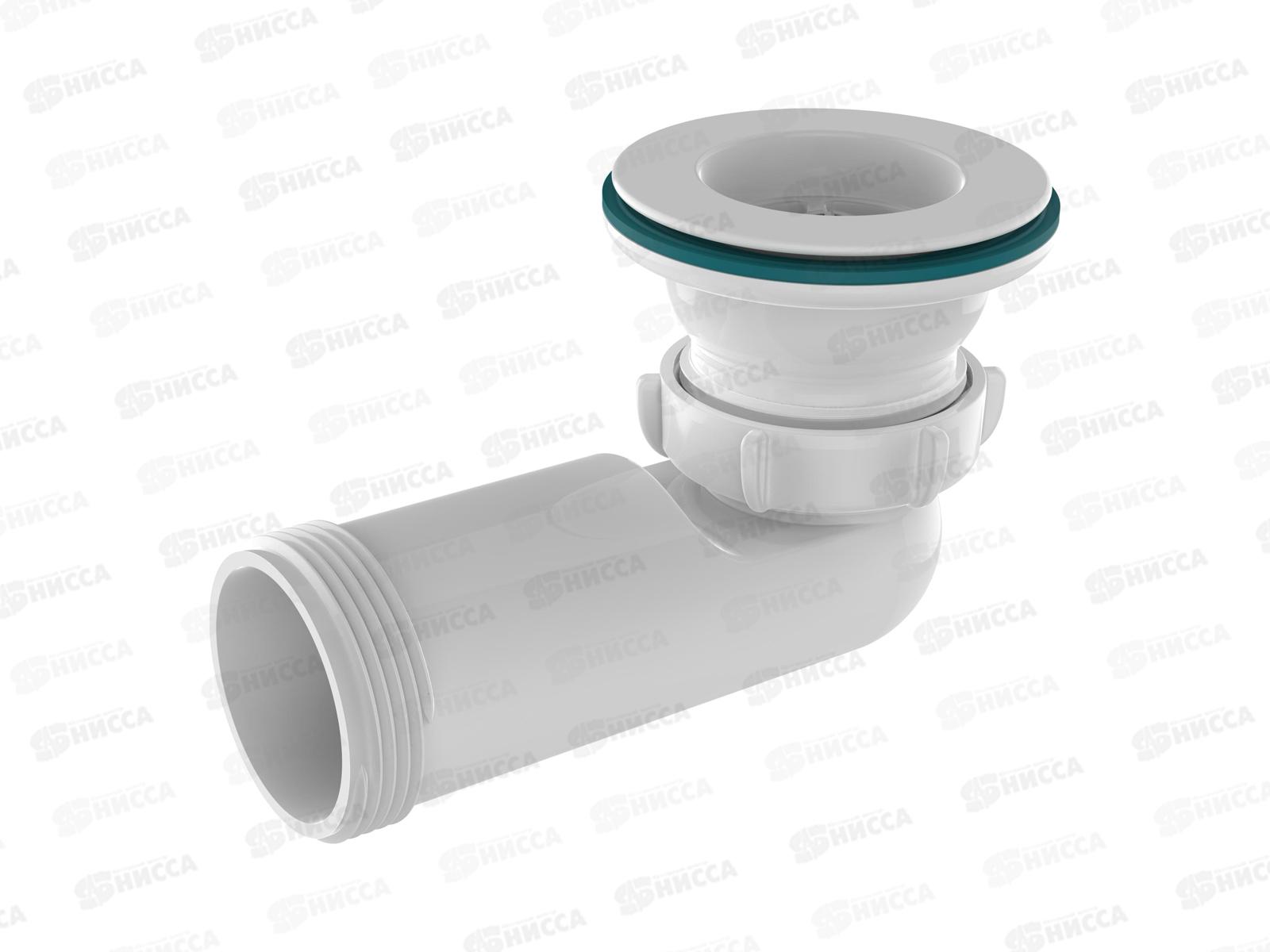 Сифон для душевого поддона 1 1/2&quotх40 с пластиковой решеткой, сухой затвор, низкий, 85 мм PV104-70-MR *70