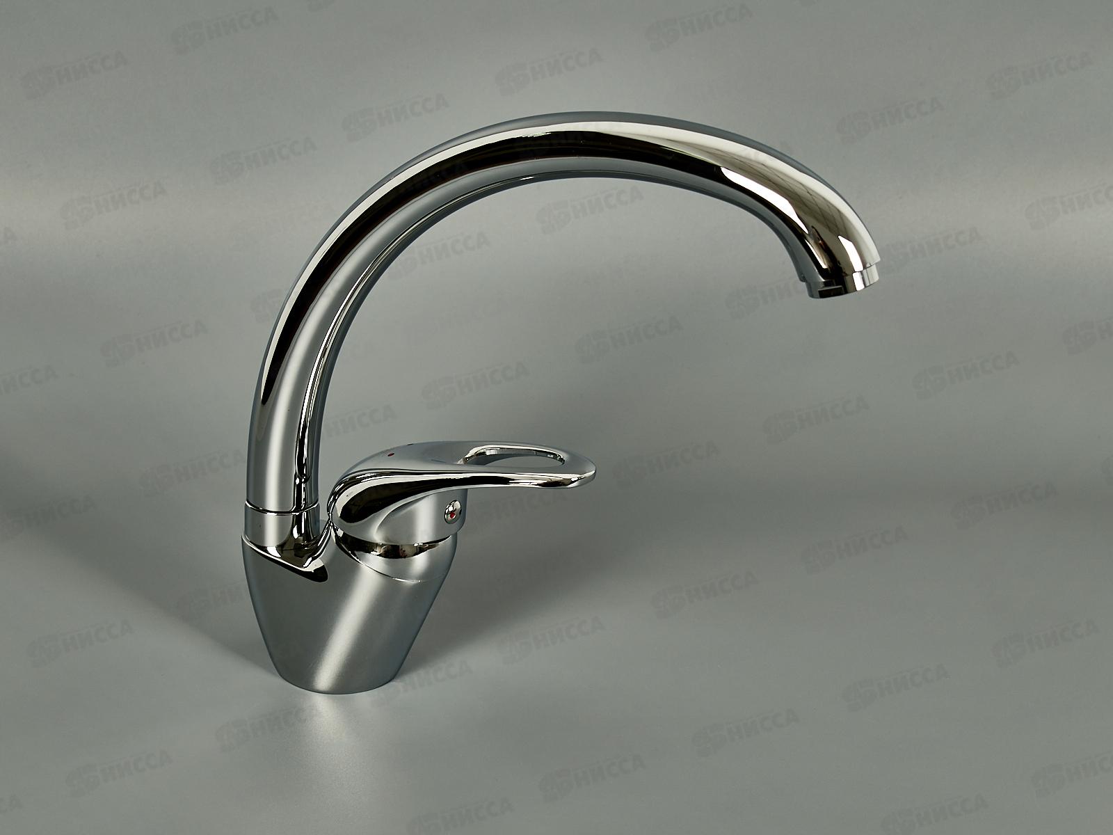 Смеситель д/кухни с гайкой, хром, EM4103  *10