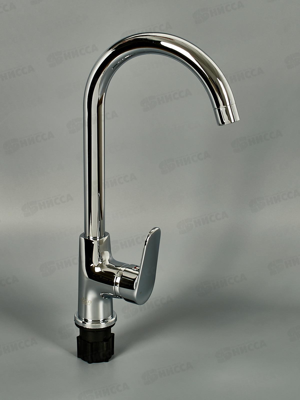 Смеситель д/кухни с гайкой, хром, EM4093  *10