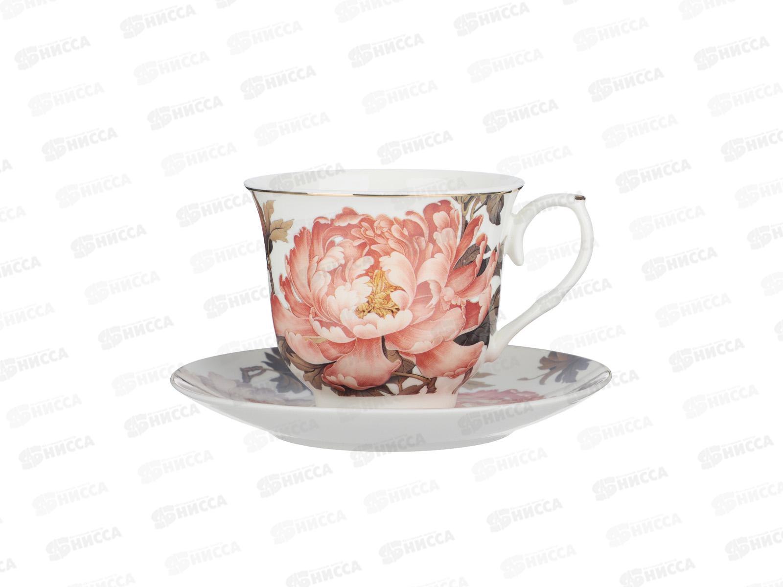 Набор чайный 2пр. Пионы MILLIMI, 225мл, фарфор, 802-564    г