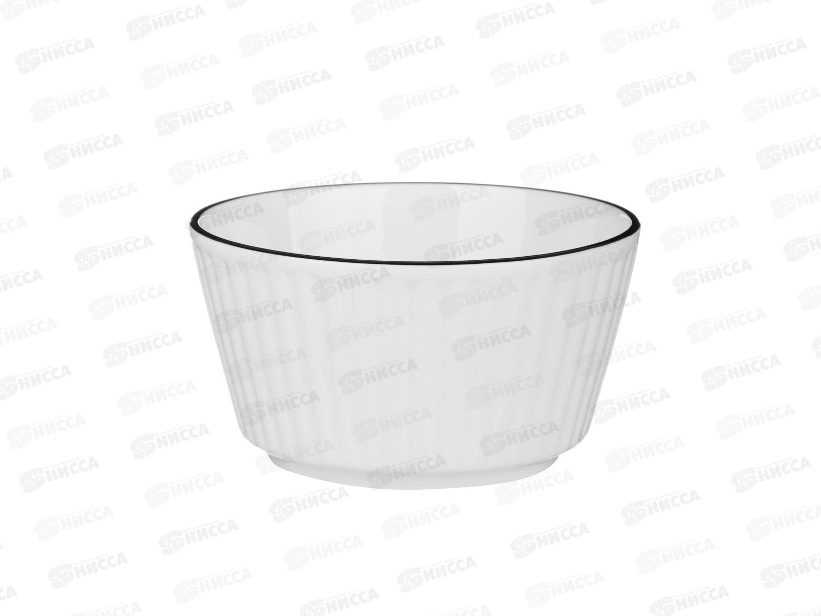 Салатник 350мл Соло, 11,5х6см, фарфор, MILLIMI, 816-003  г