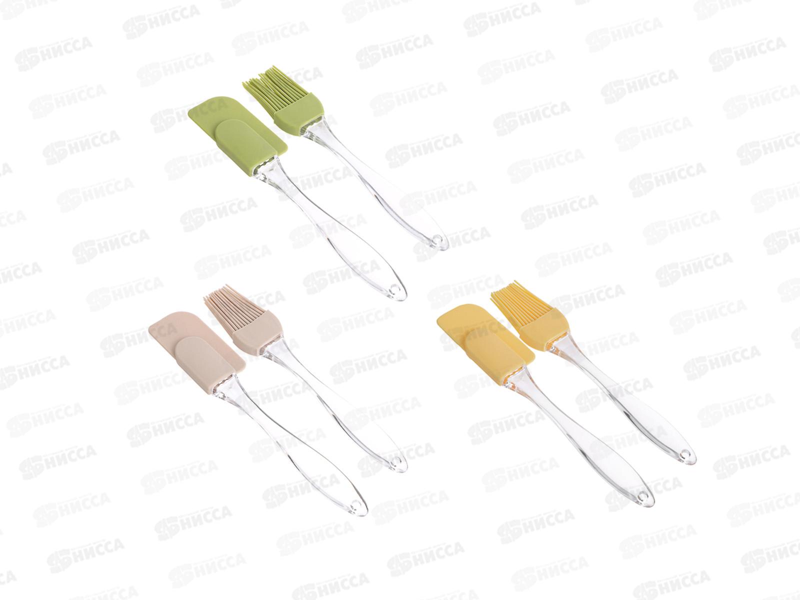 Набор для выпечки 2пр (кисточка 16см, лопатка 18см) силикон 856-232 г