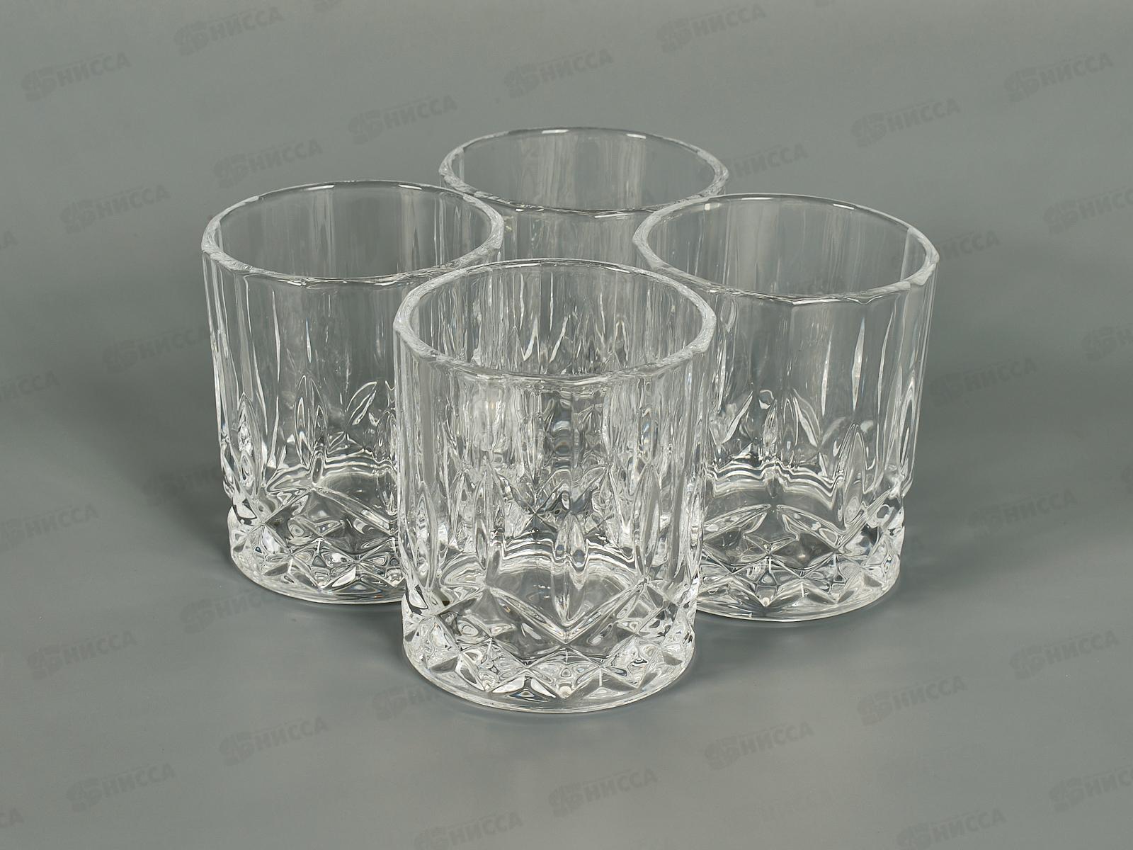 Набор вращающихся стаканов 4шт 290мл MILLIMI стекло, 878-698  г