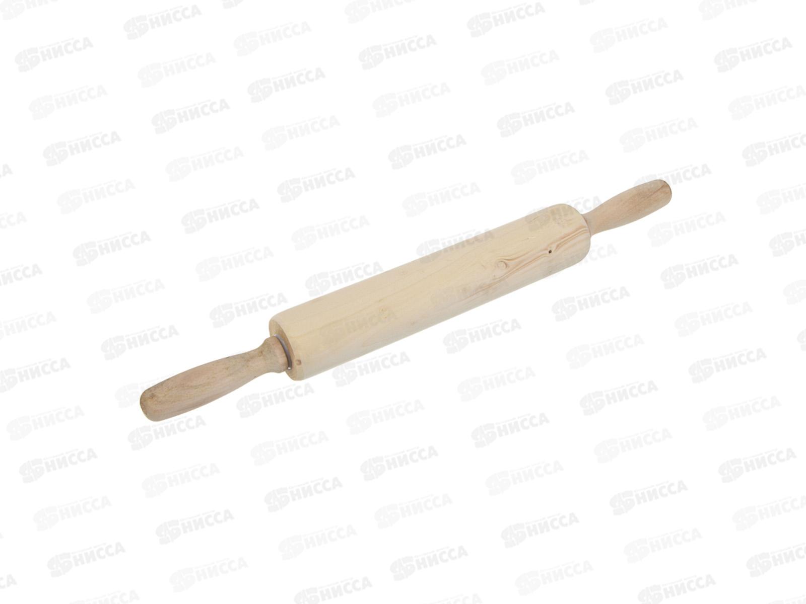 Скалка деревянная с ручками 42*5см Vetta 883-566  г