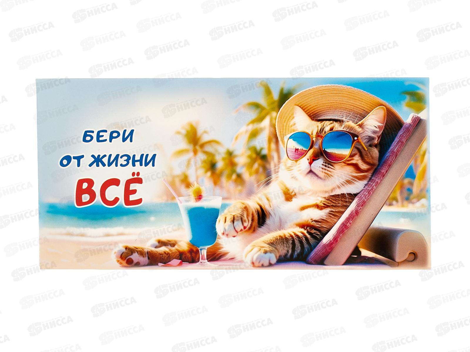 Конверт д/денег ПГС 16,5*8см Бери от жизни все! *10