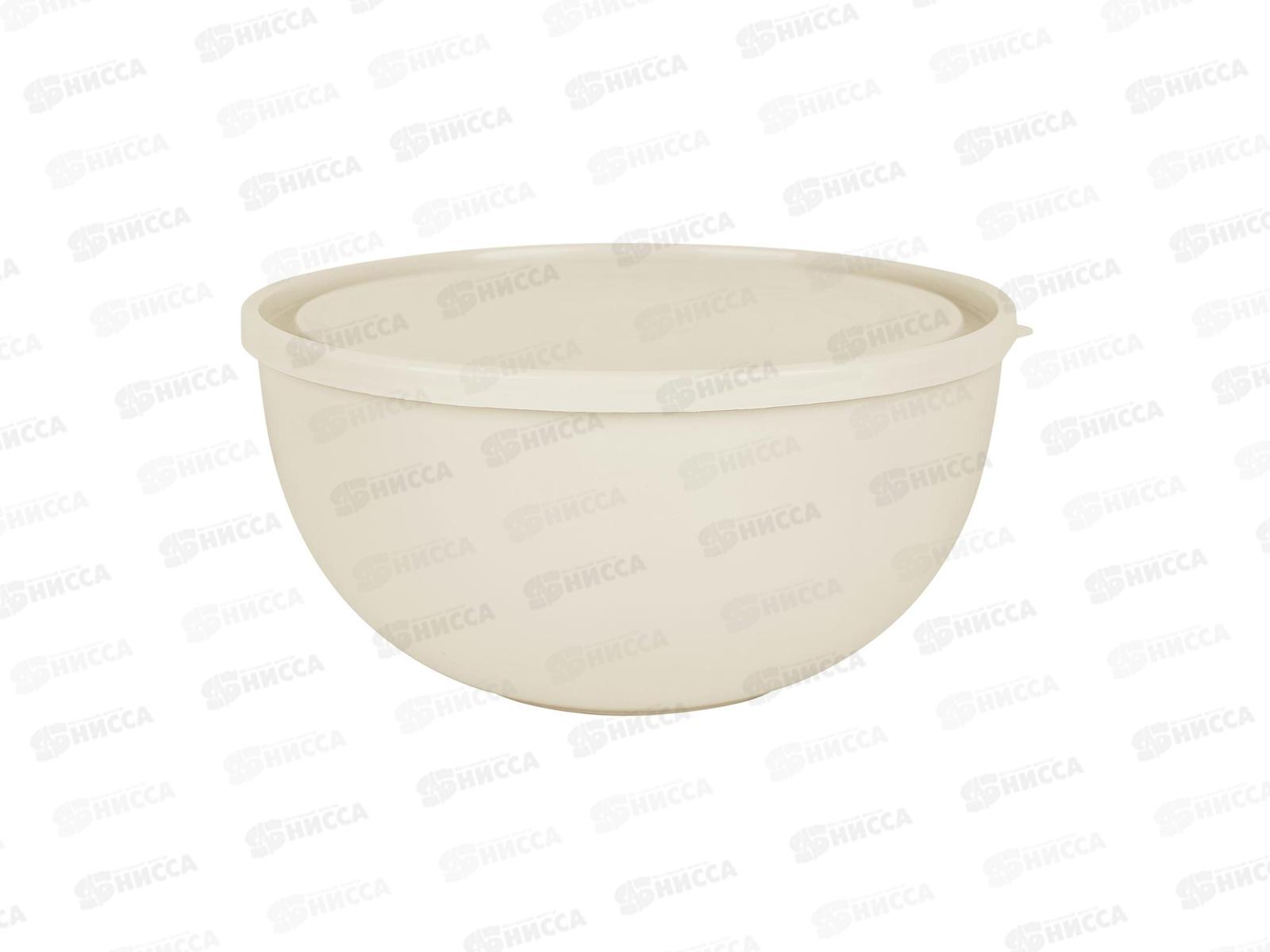 Салатник &quotGalaxy&quot 2,5л с крышкой молочный туман, РТ185510048 *32