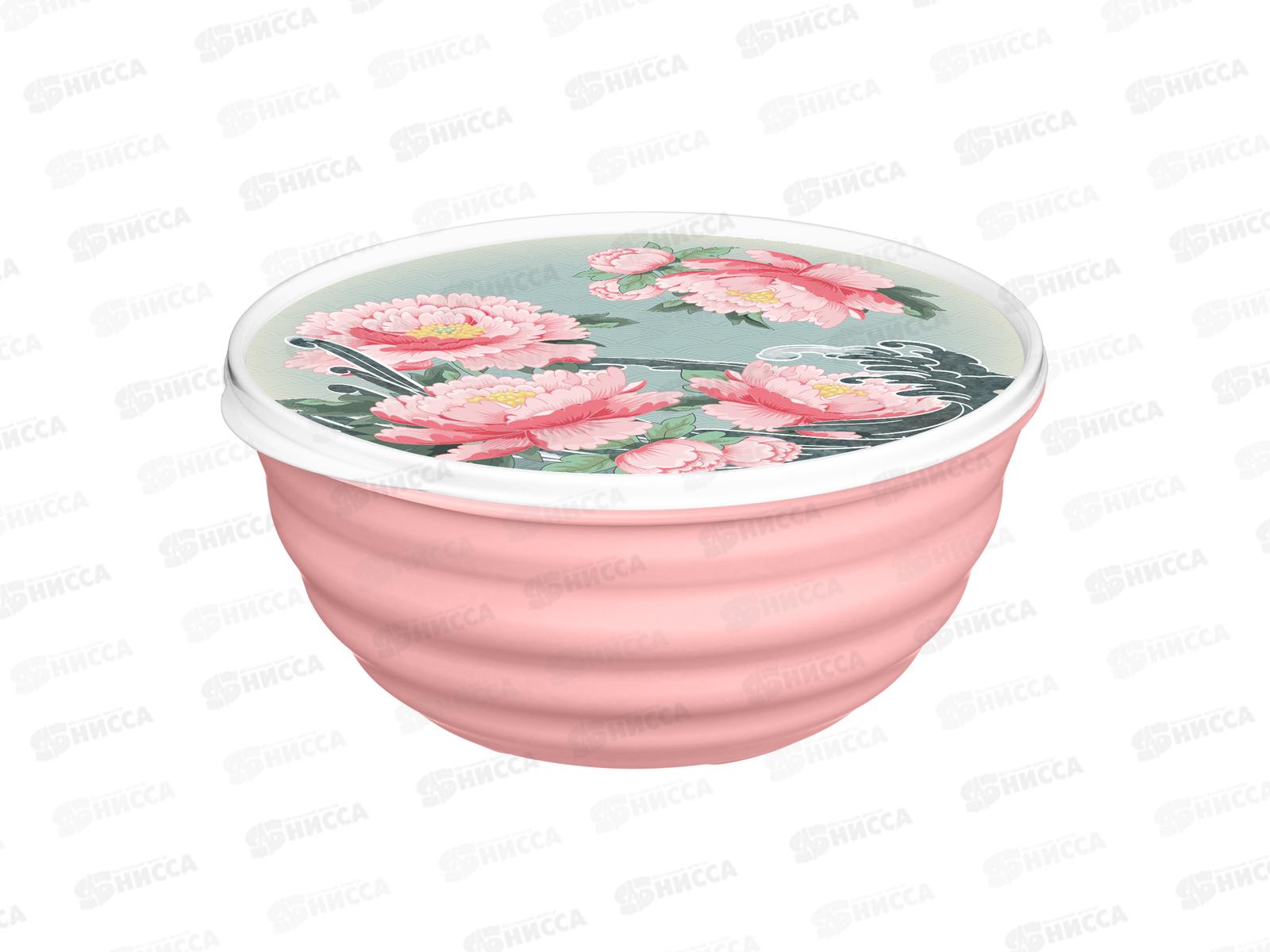 Миска 1,1л Latina с/к с декором &quotСад пионов&quot розовый 223152208/04