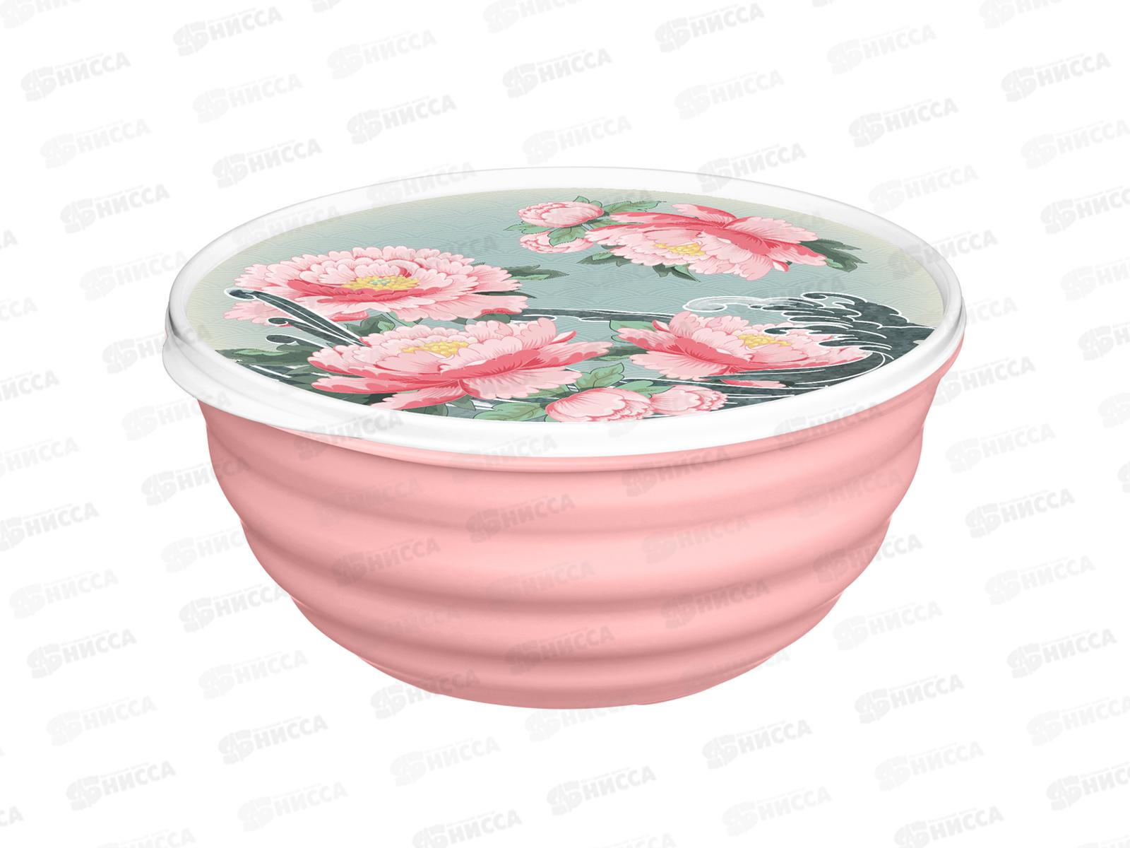 Миска 2,1л Latina с/к с декором &quotСад пионов&quot розовый 223152308/04