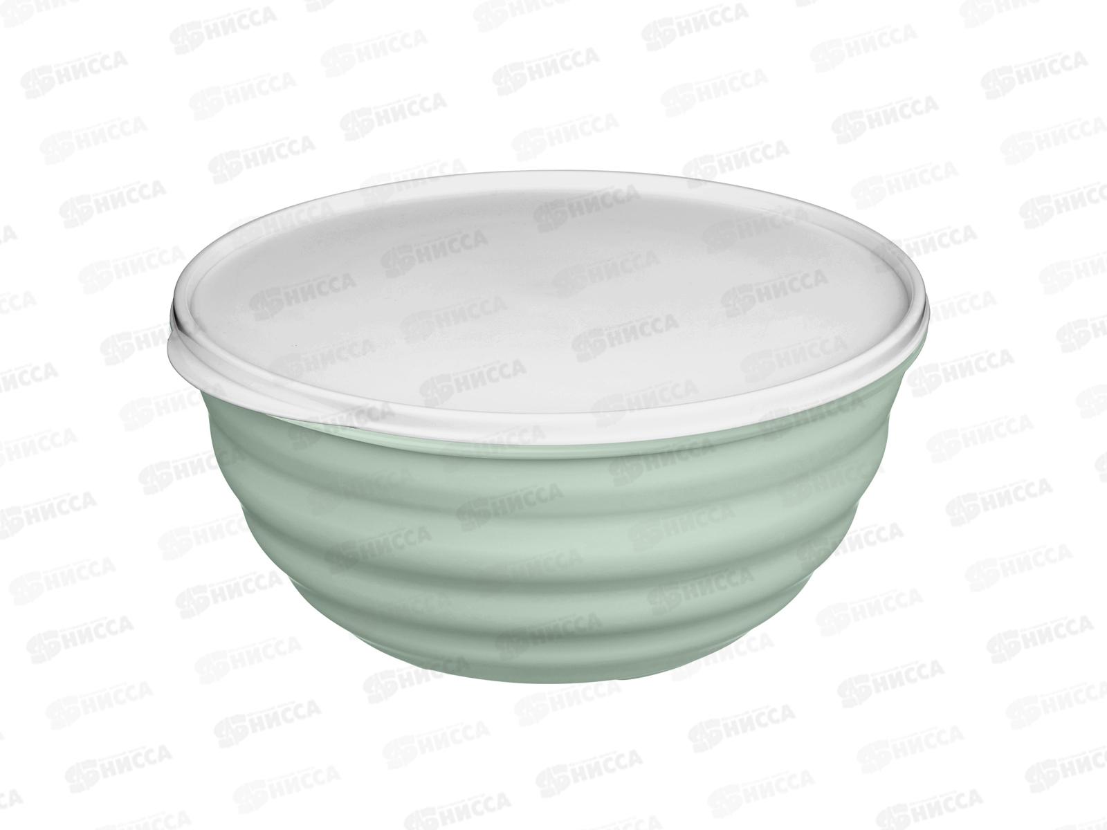 Миска 2,1л Latina с крышкой светло-зеленый 222136617/03