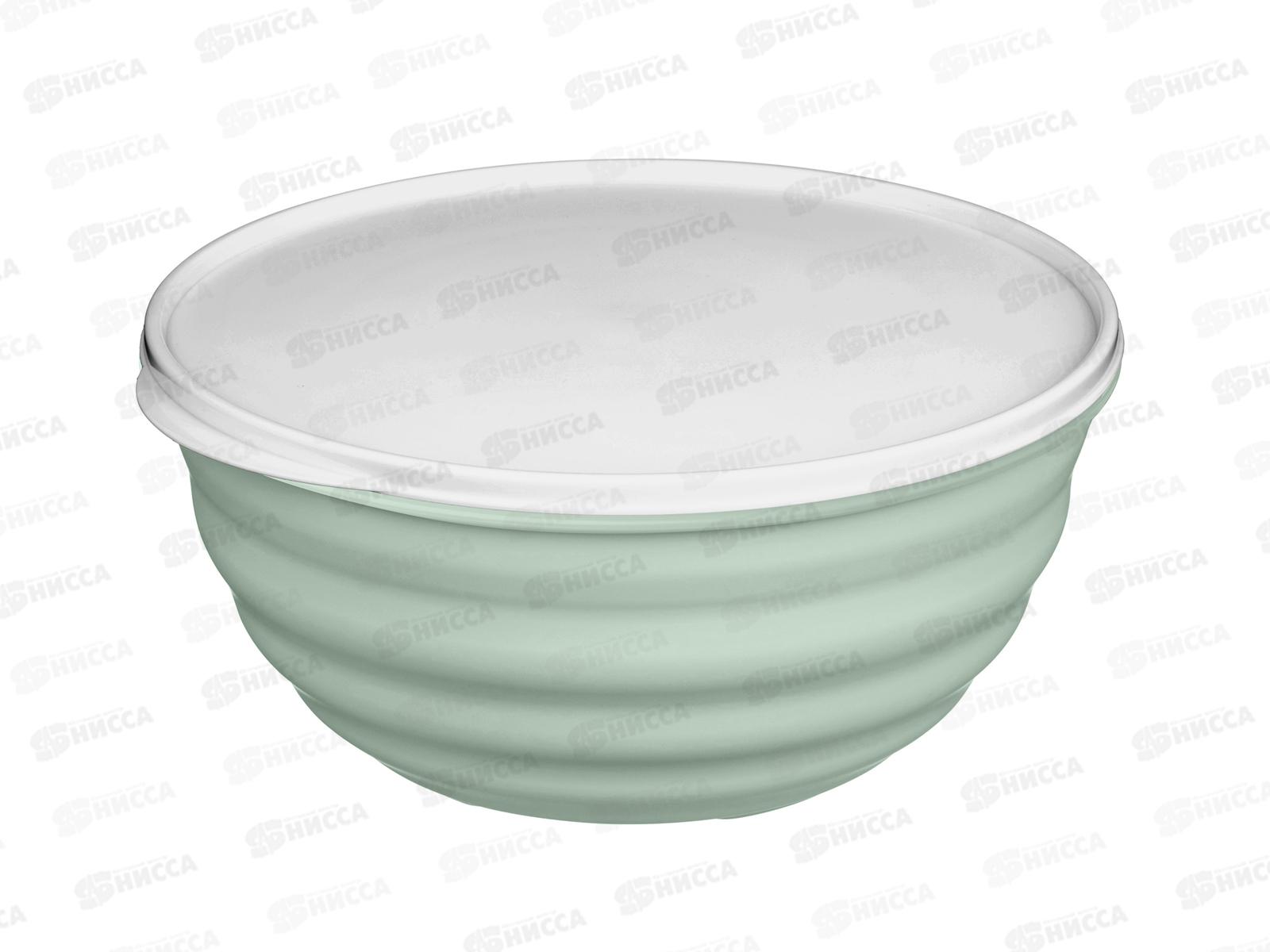 Миска 3,2л Latina с крышкой светло-зеленый 222136717/03