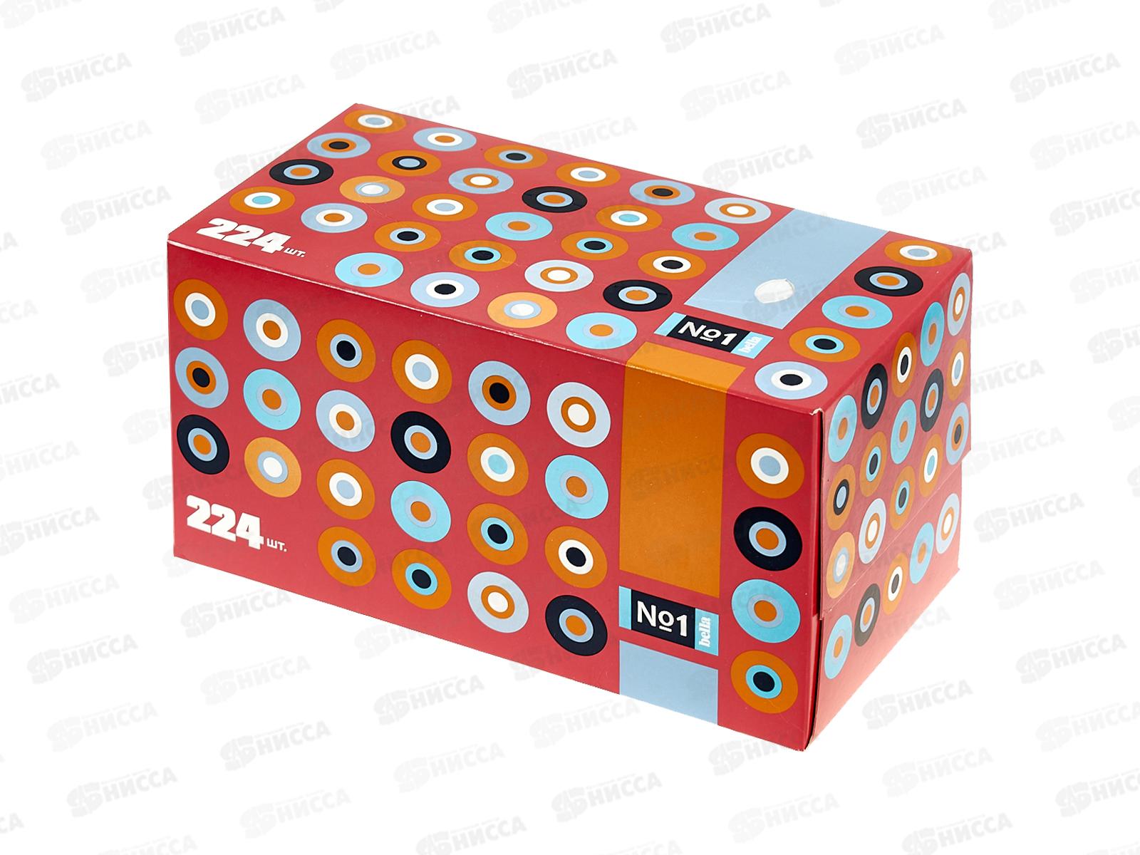 БЕЛЛА платочки нос. №1 2-х сл 224шт универсальные *10