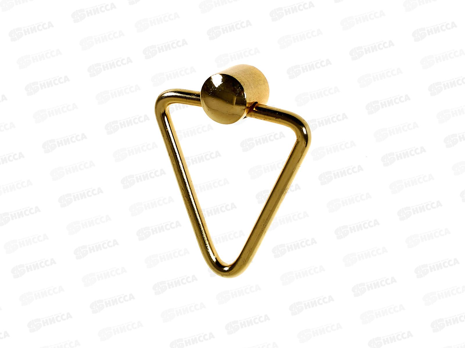 Ручка мебельная кнопка треугольник золото (066359)  Ж
